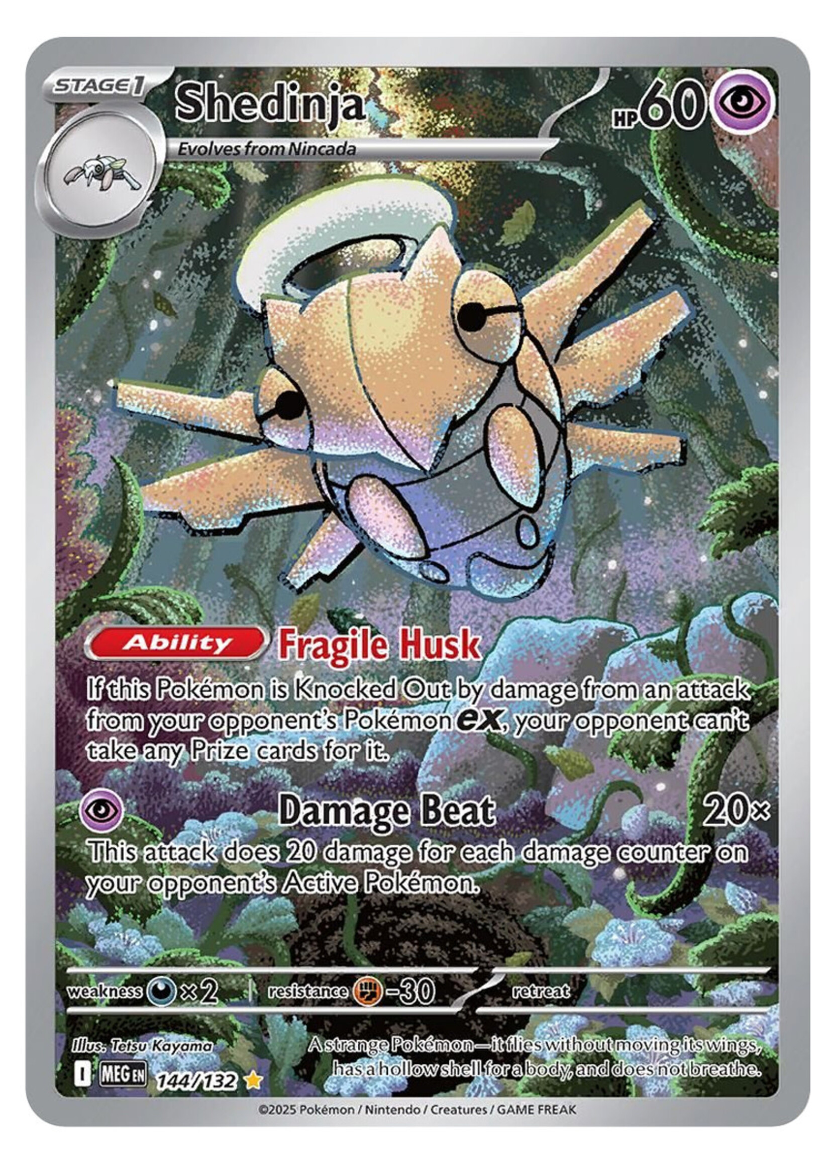 Shedinja 144 (MEG): near mint