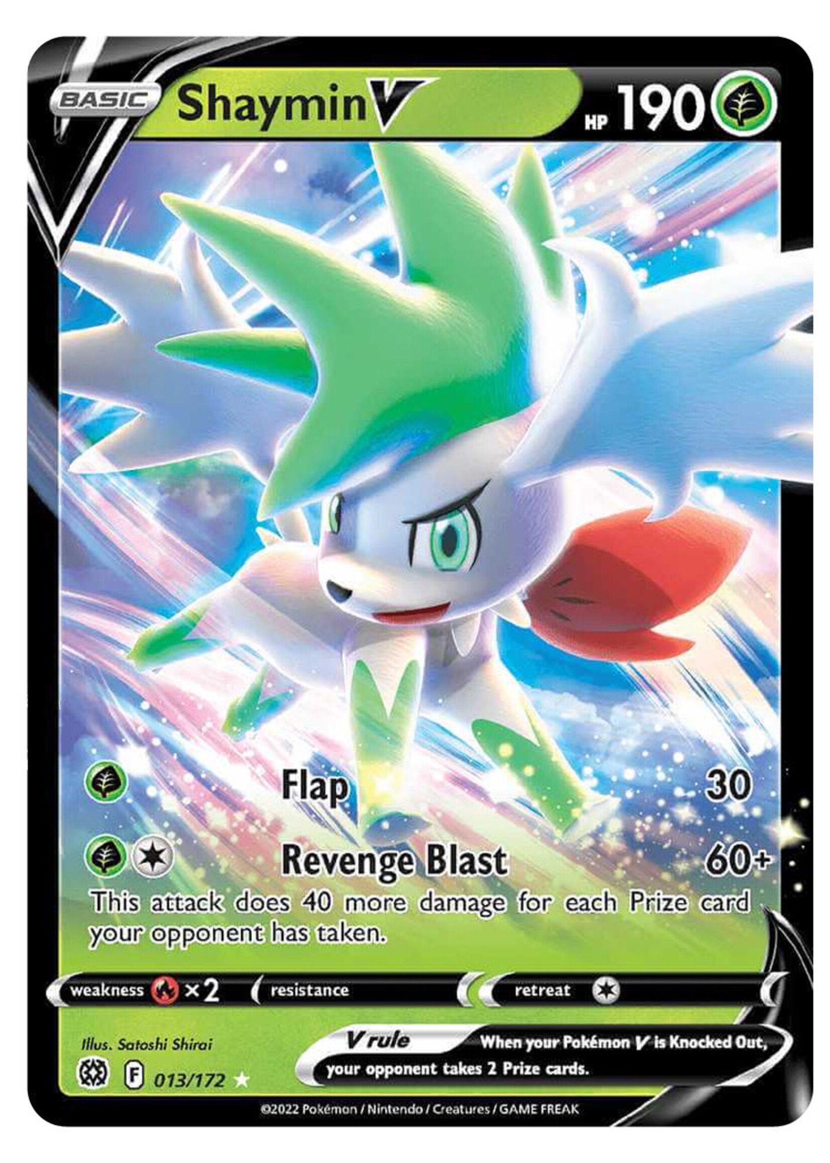 Shaymin V 13 (BRS): near mint