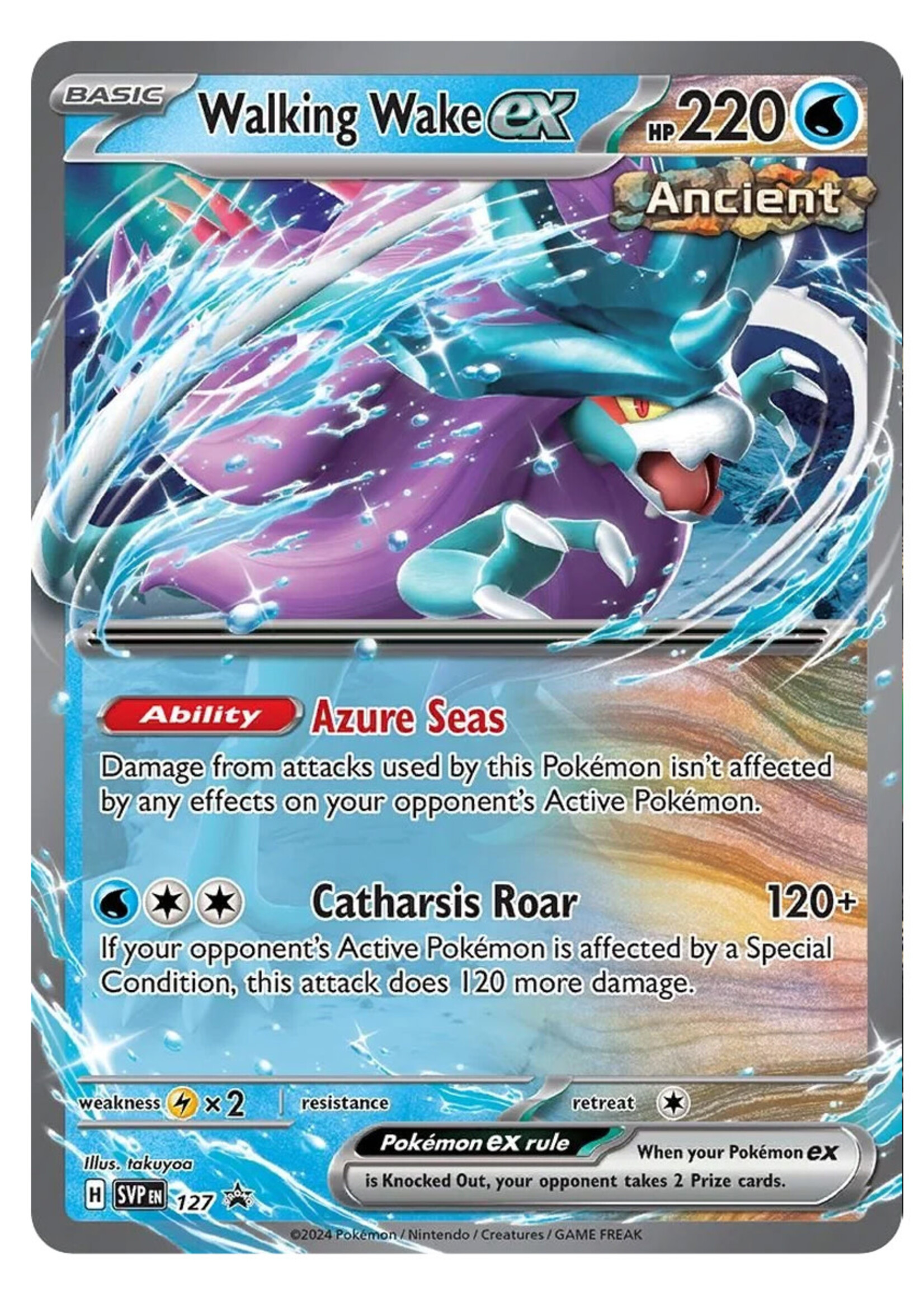 Walking Wake Ex 127 (SVP): excellent