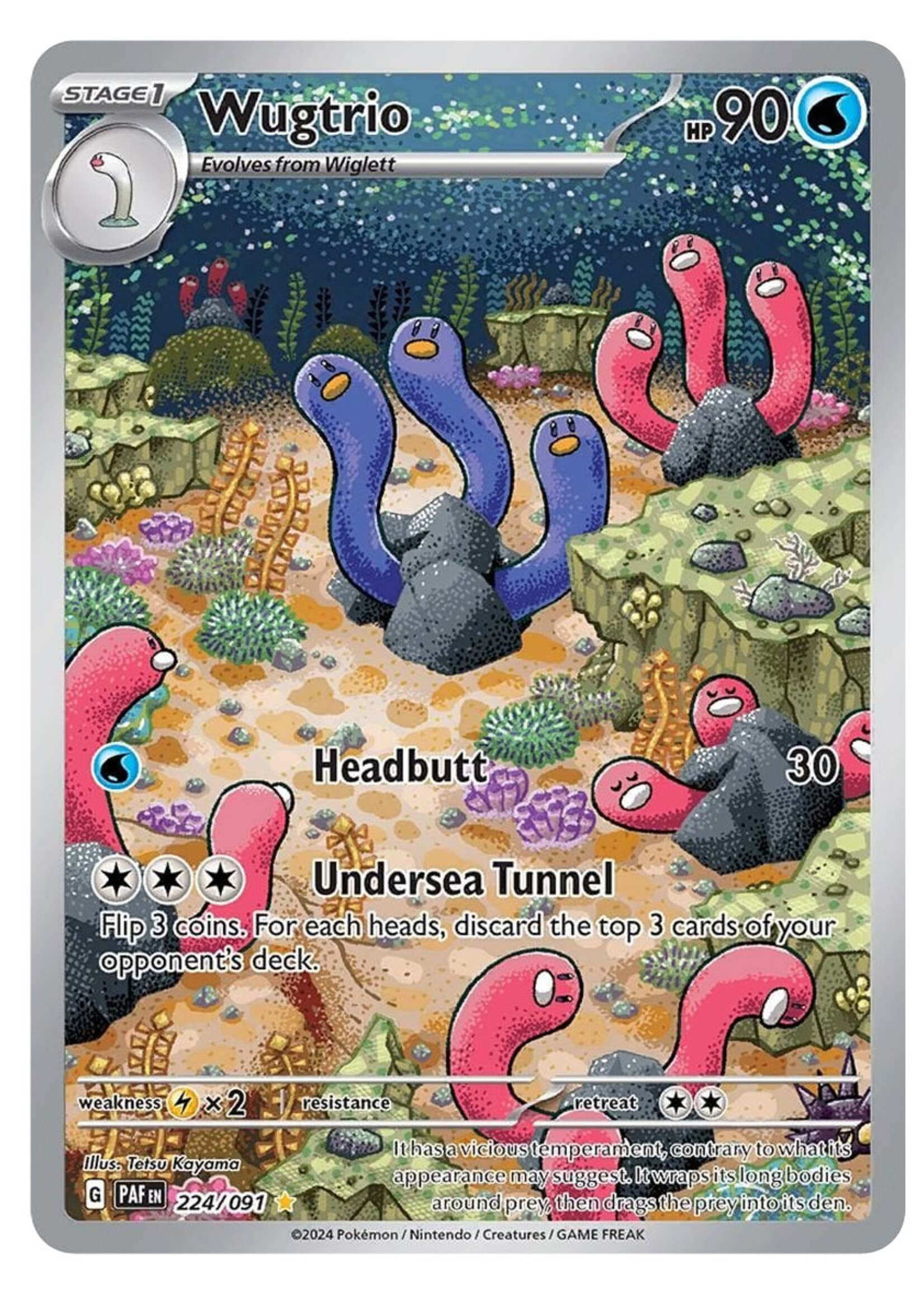 Wugtrio 224 (PAF): near mint