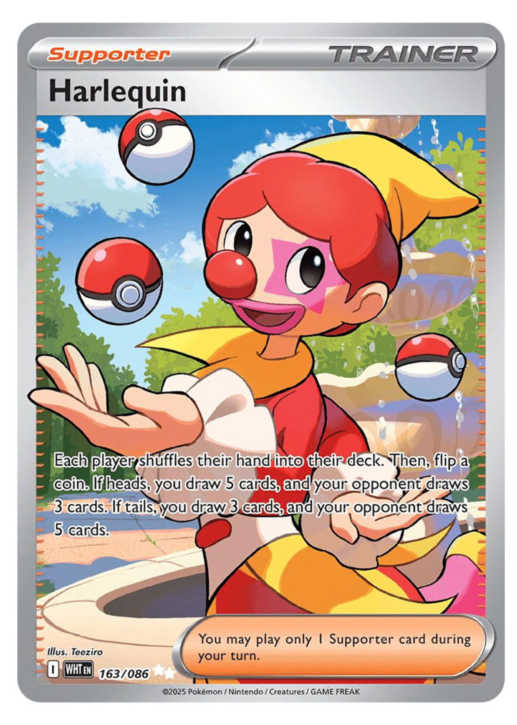 Harlequin 163 (WHT): near mint