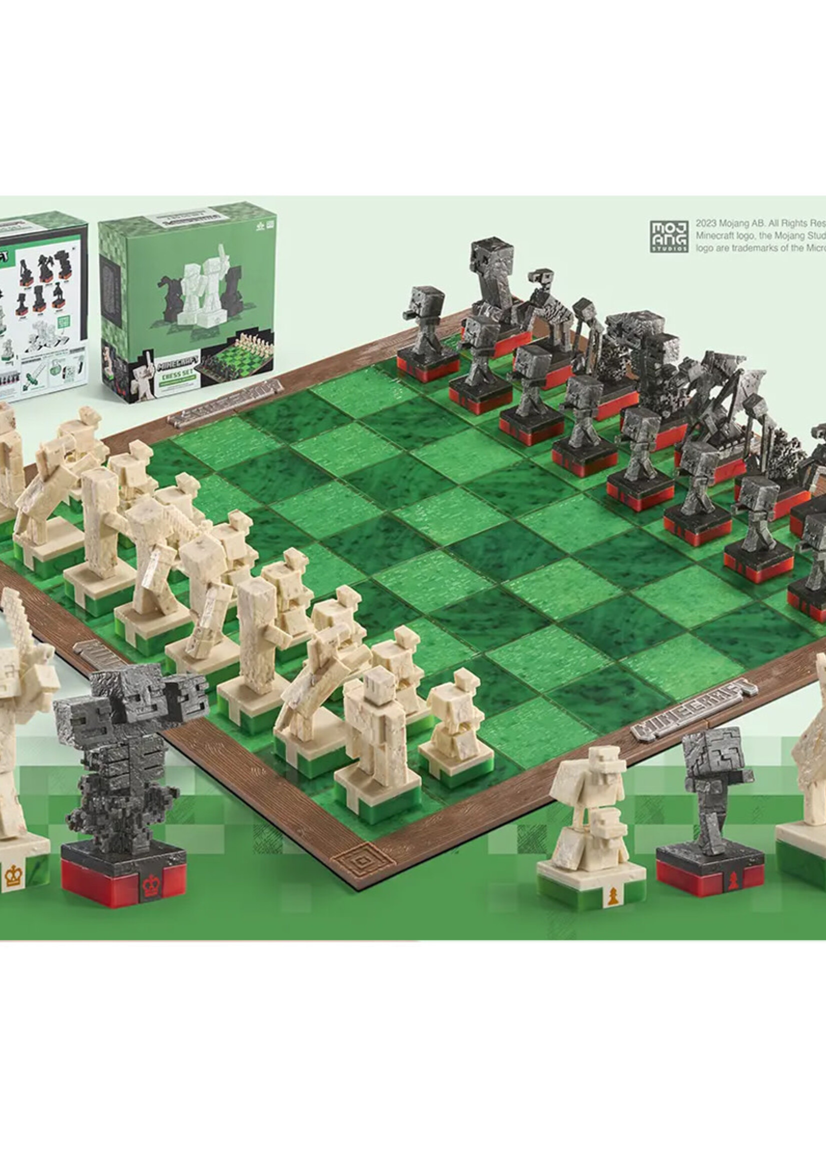 Minecraft Surface Hero VS Monsters Schaakset