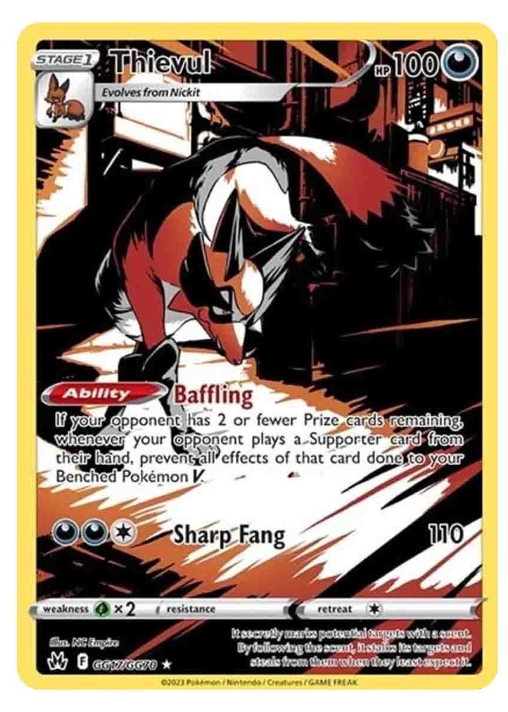 Thievul GG17 (CRZ): excellent