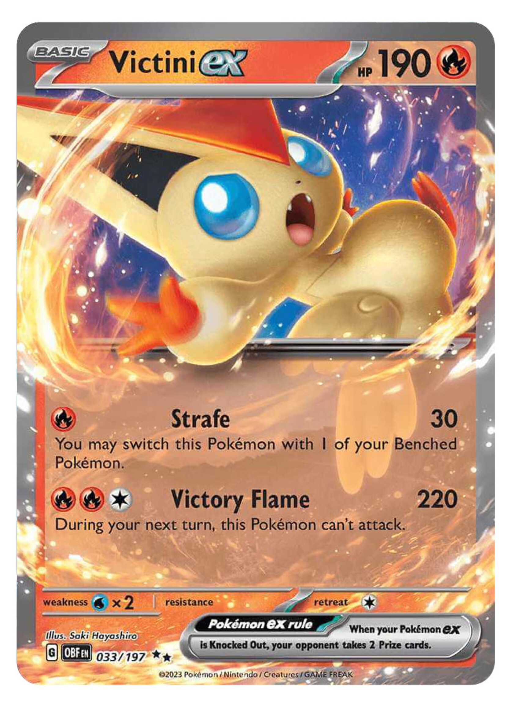 Victini Ex 33 (OBF): near mint