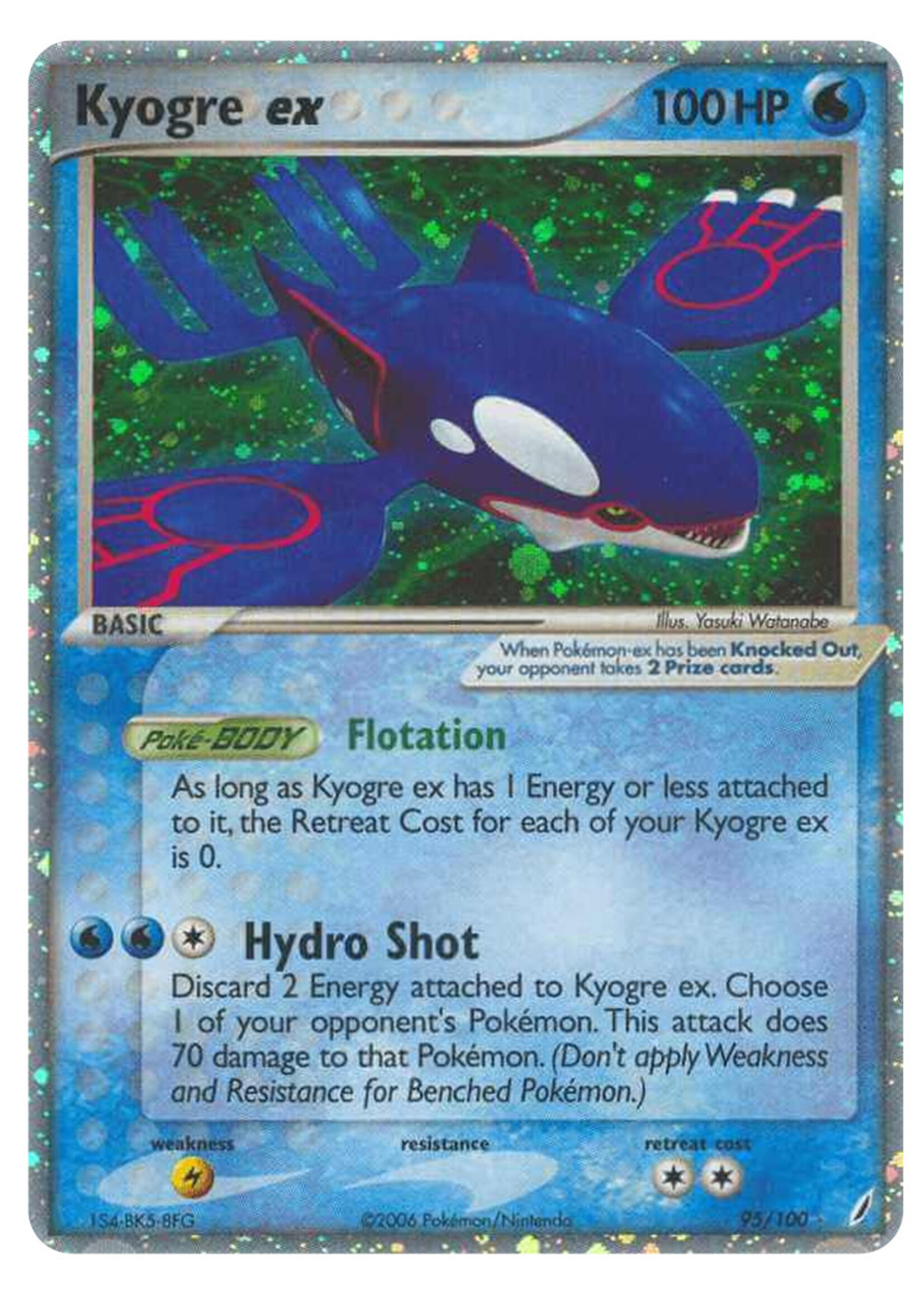 Kyogre ex 95 (CG): played+