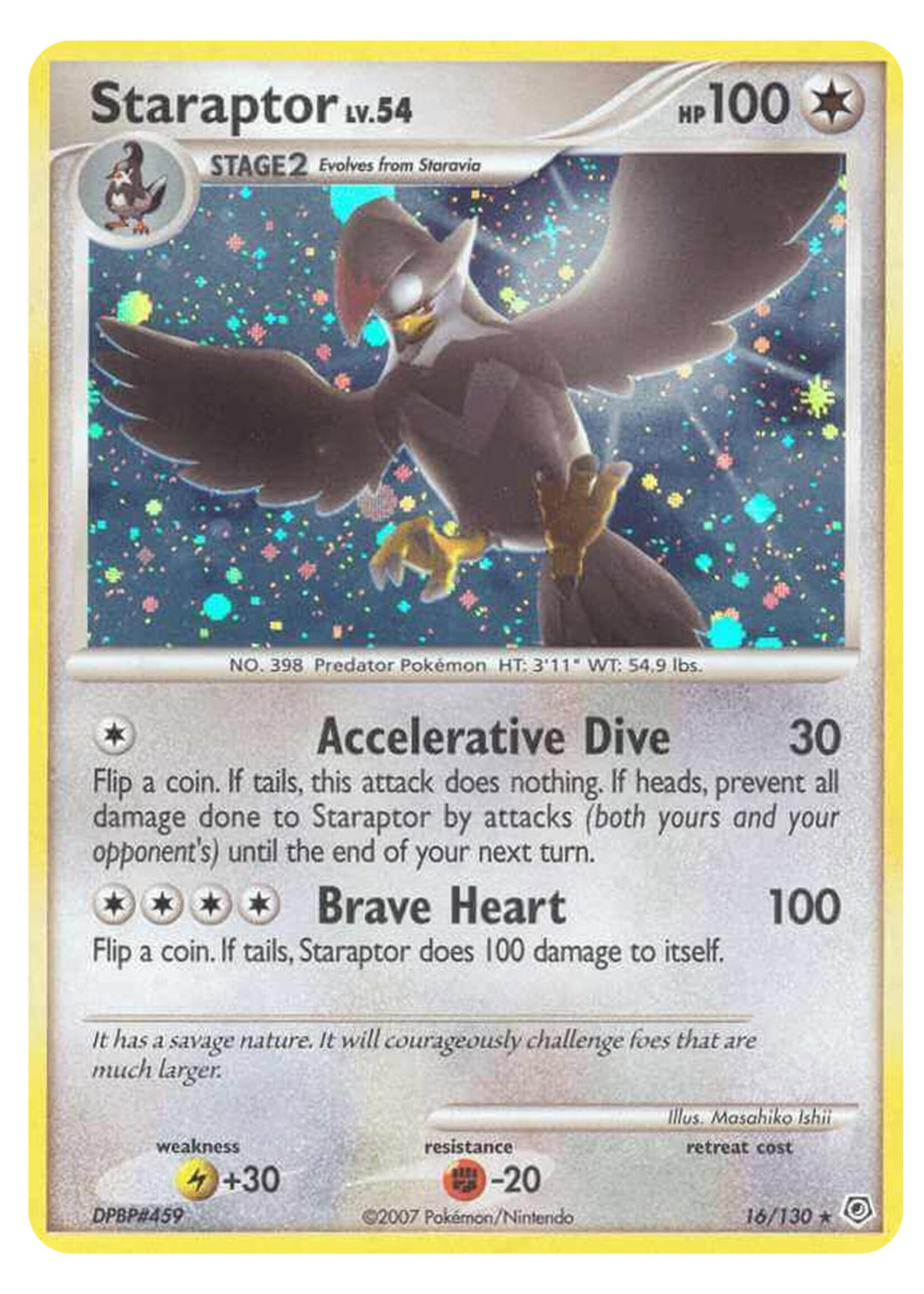 Staraptor Lv. 54 16 (DP): played