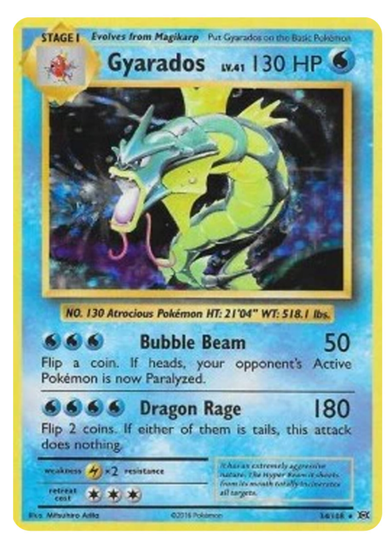 Gyarados 34 (EVO) Holo: good