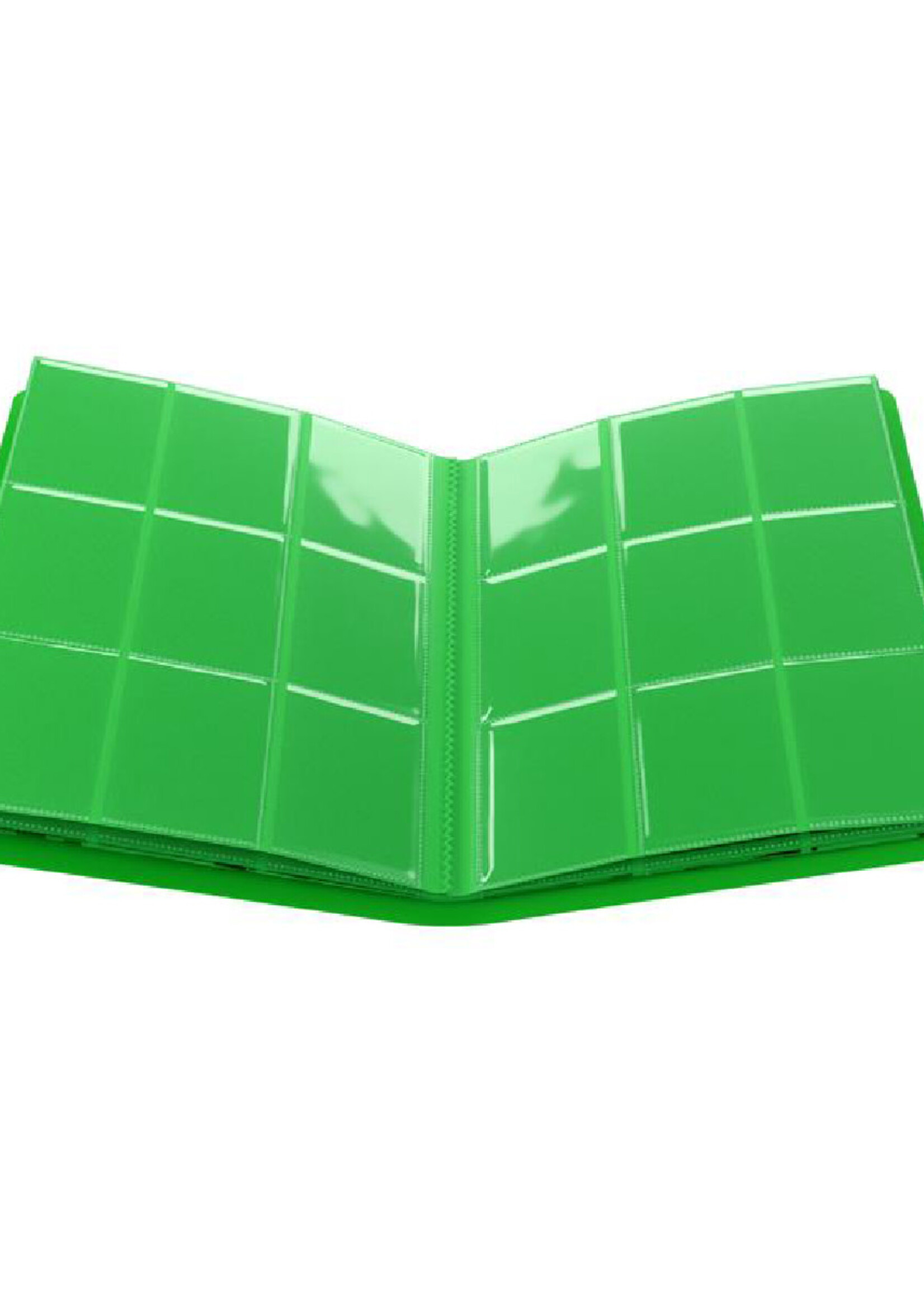 GameGenic 18-Pocket Casual Binder Green