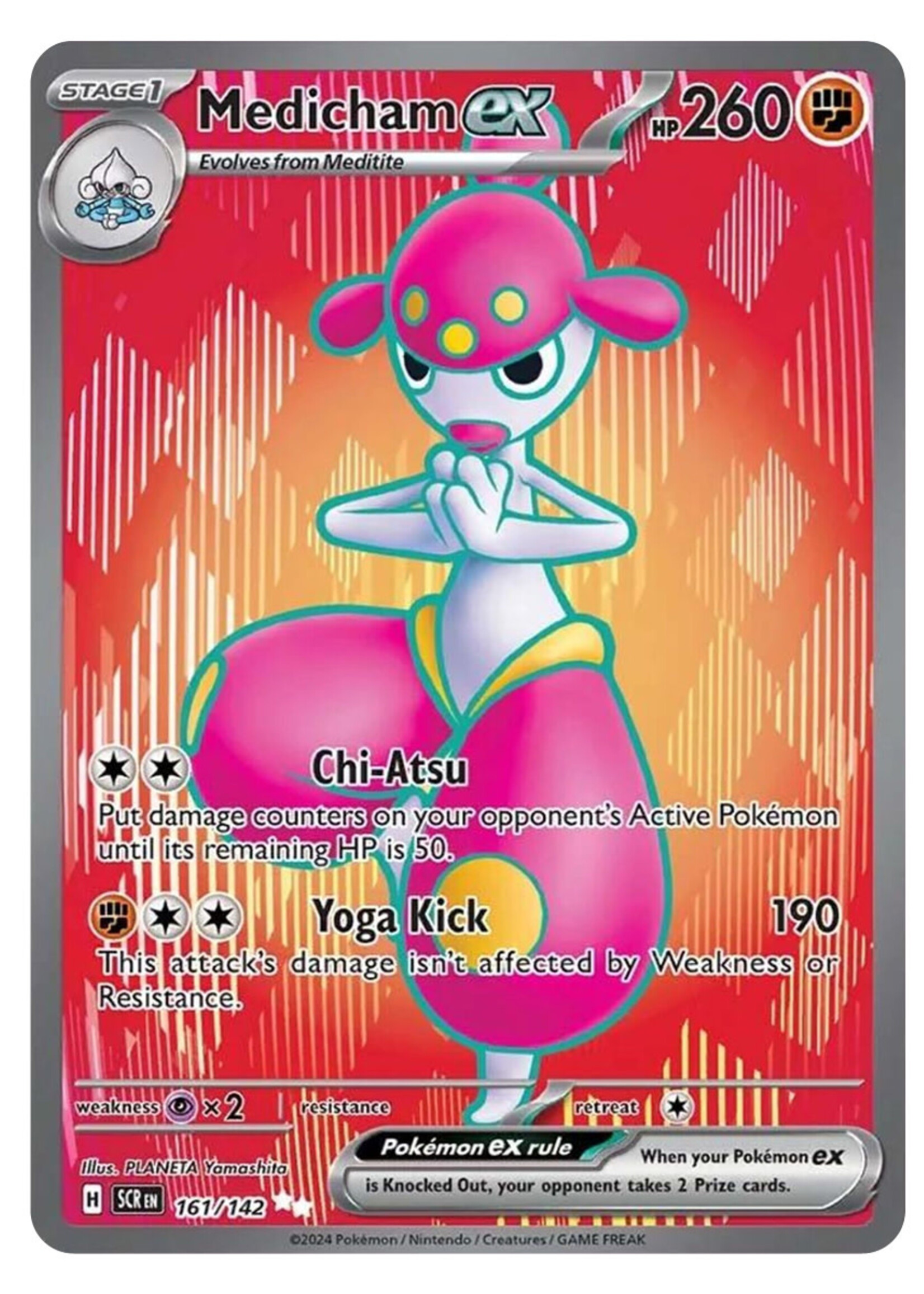 Medicham Ex 161 (SCR): light played