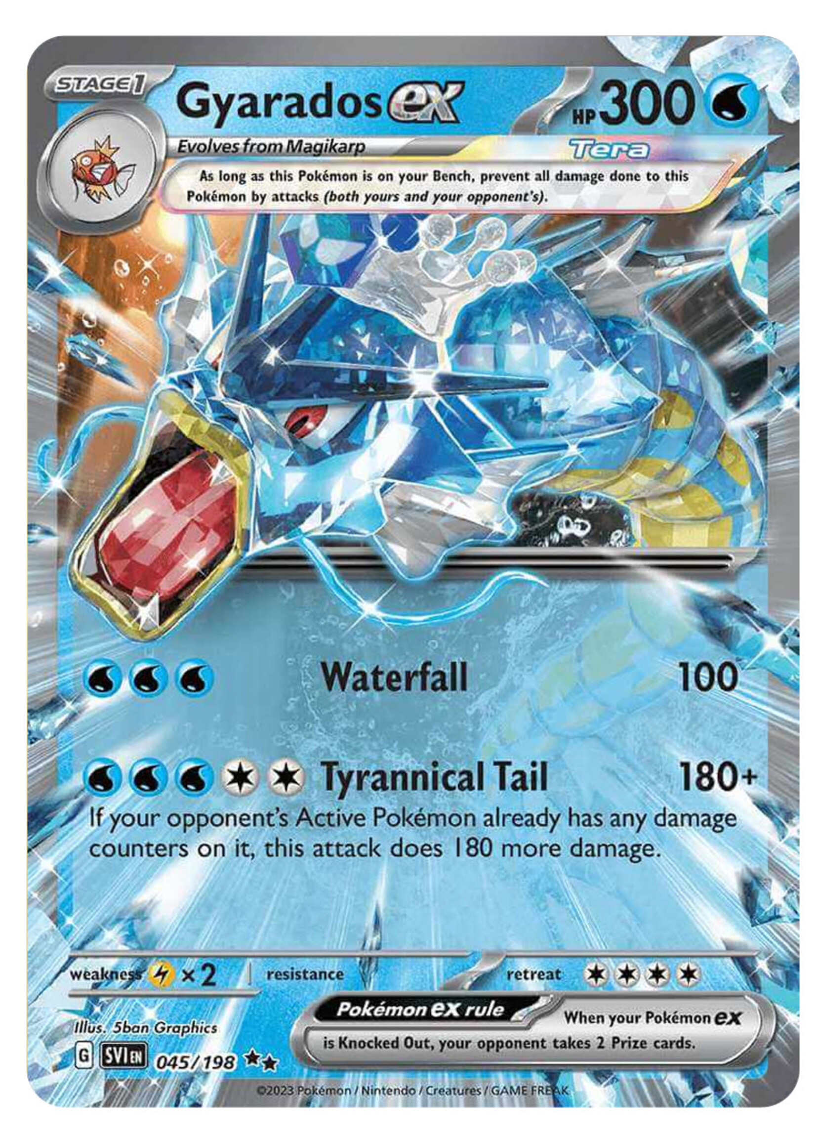 Gyarados Ex 45 (SVI): near mint