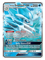 Alolan Sandslash GX 236 (SM): light played