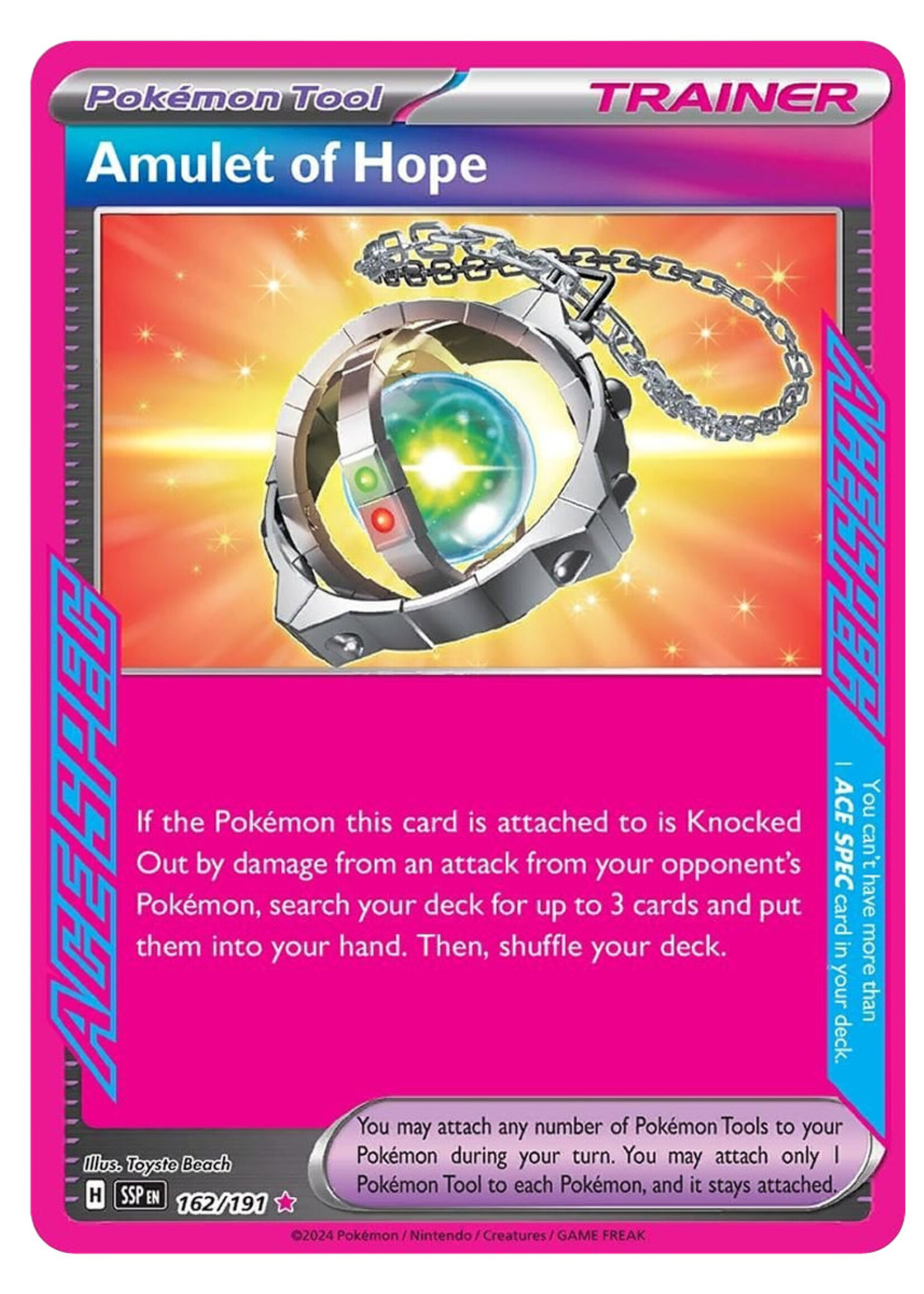 Amulet Of Hope 162 (SSP): near mint