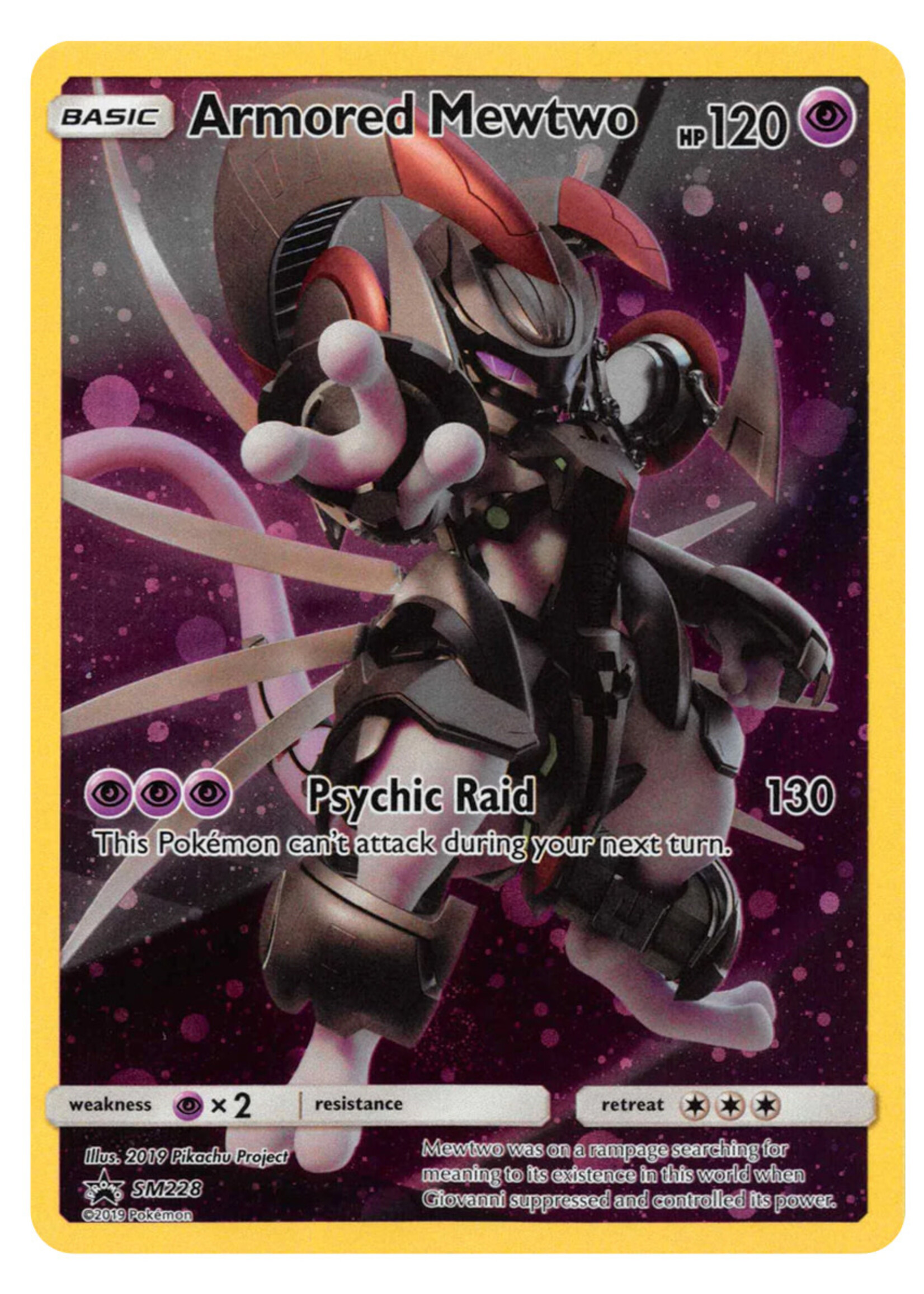 Armored Mewtwo 228 (SM): light played