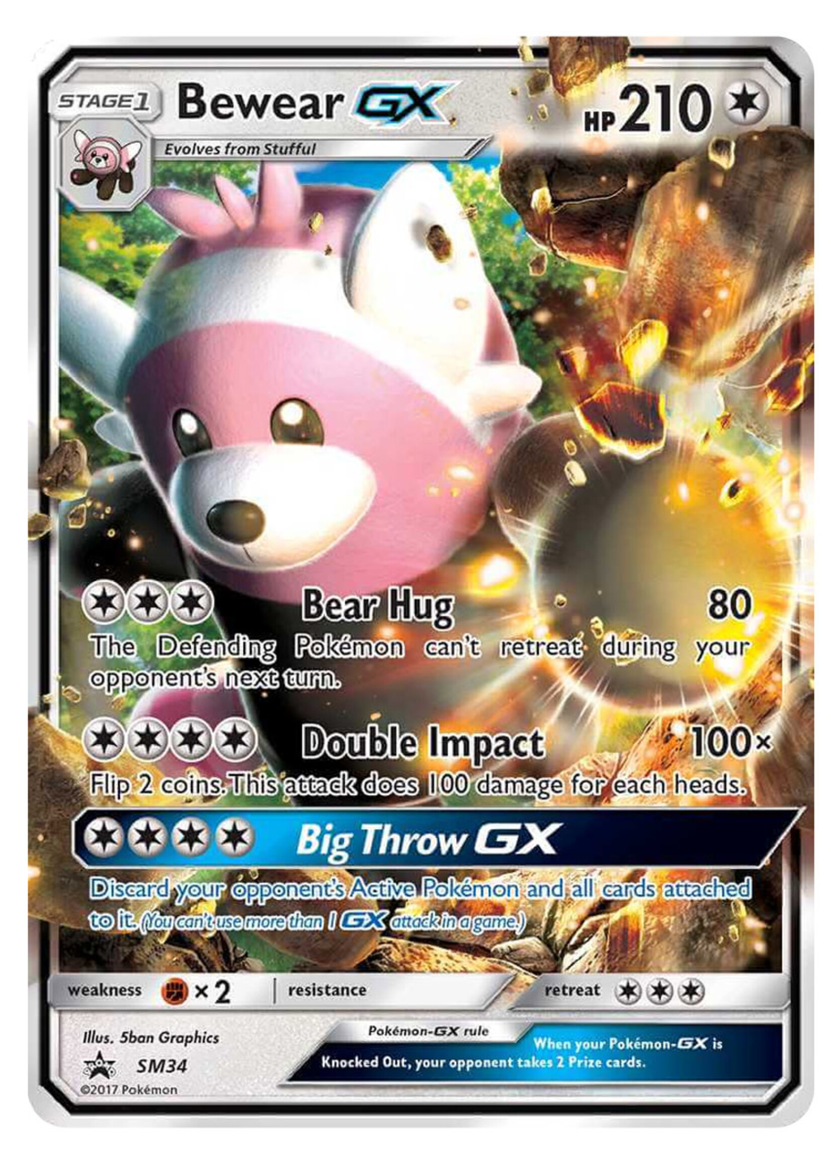 Bewear GX 34 (SM): played