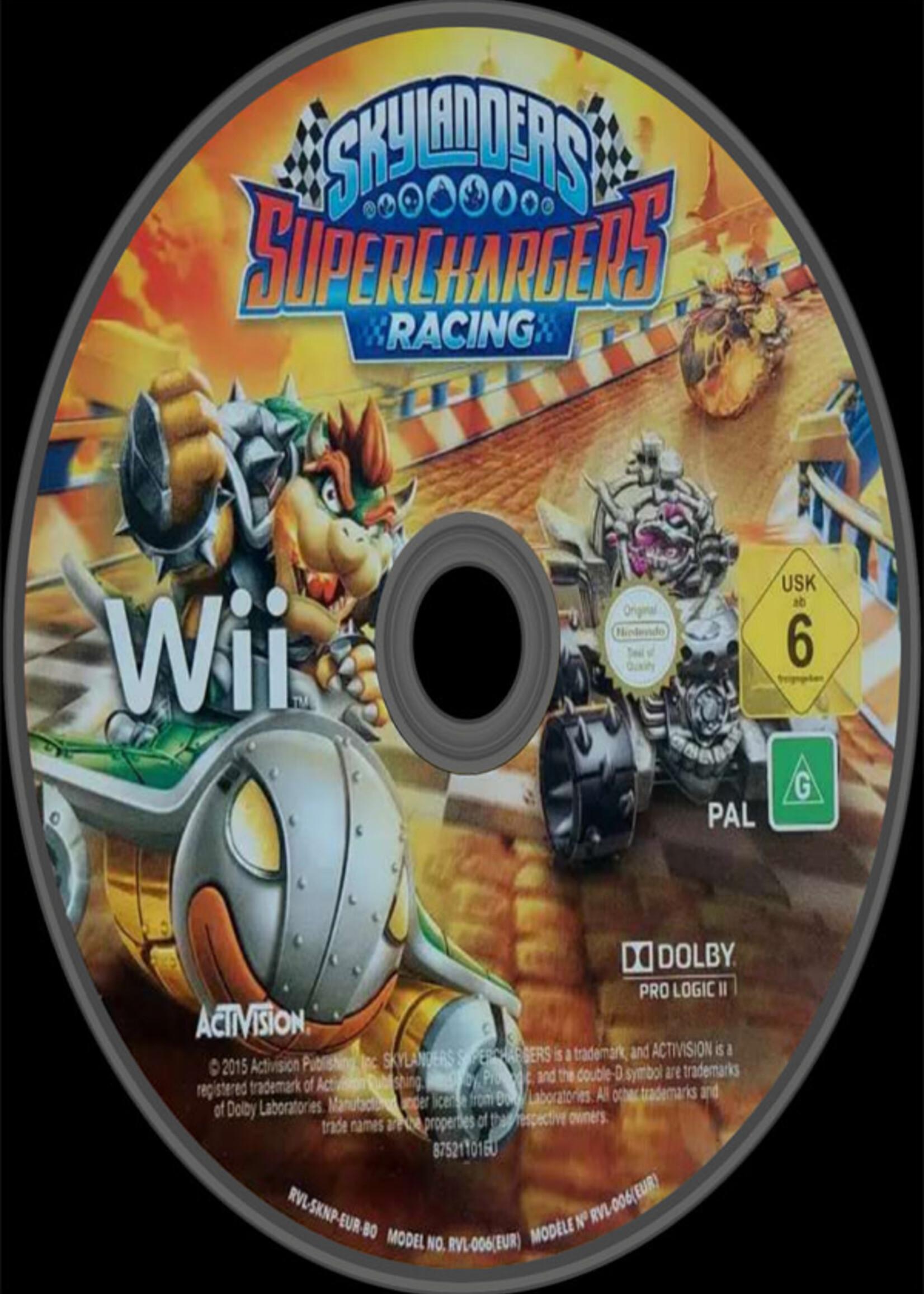 Skylanders Superchargers Racing Wii (Disk)