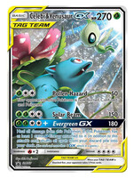 Celebi & Venusaur GX 167 (SM): near mint/excellent+