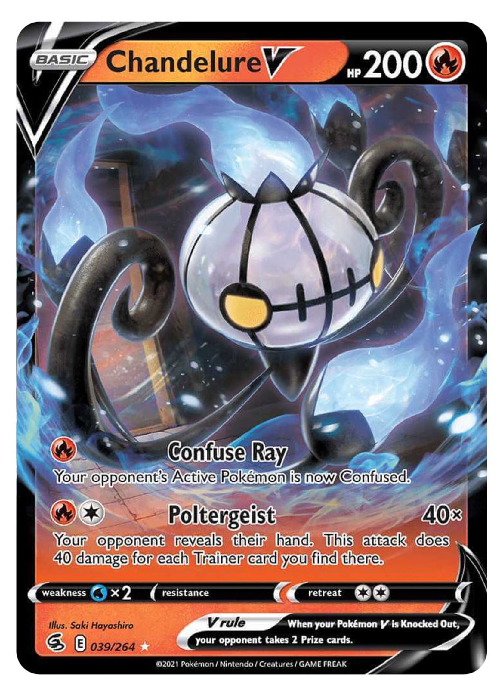 Chandelure V 39 (FST): excellent
