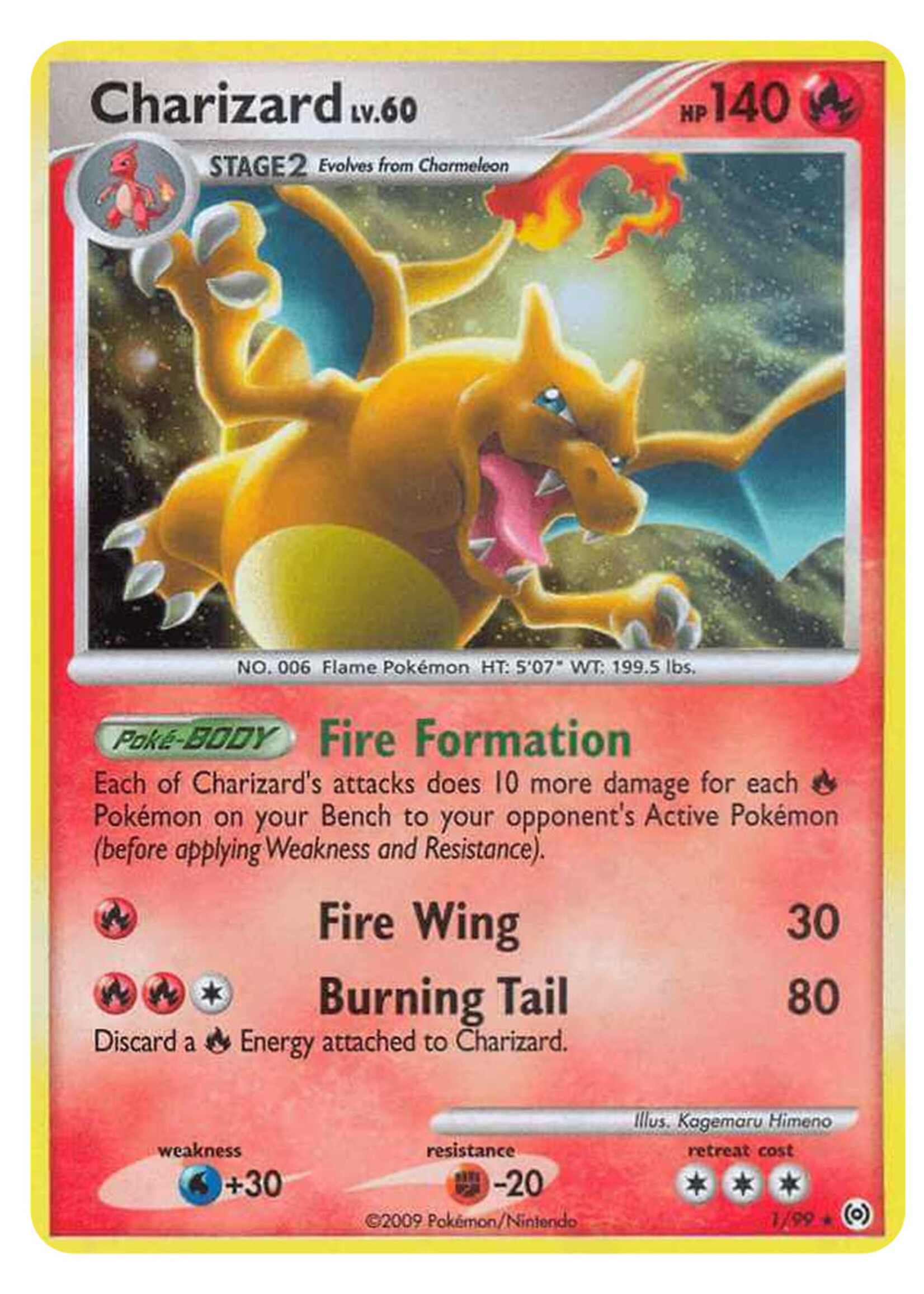 Charizard Lv. 60 1 (AR) Reverse Holo: excellent