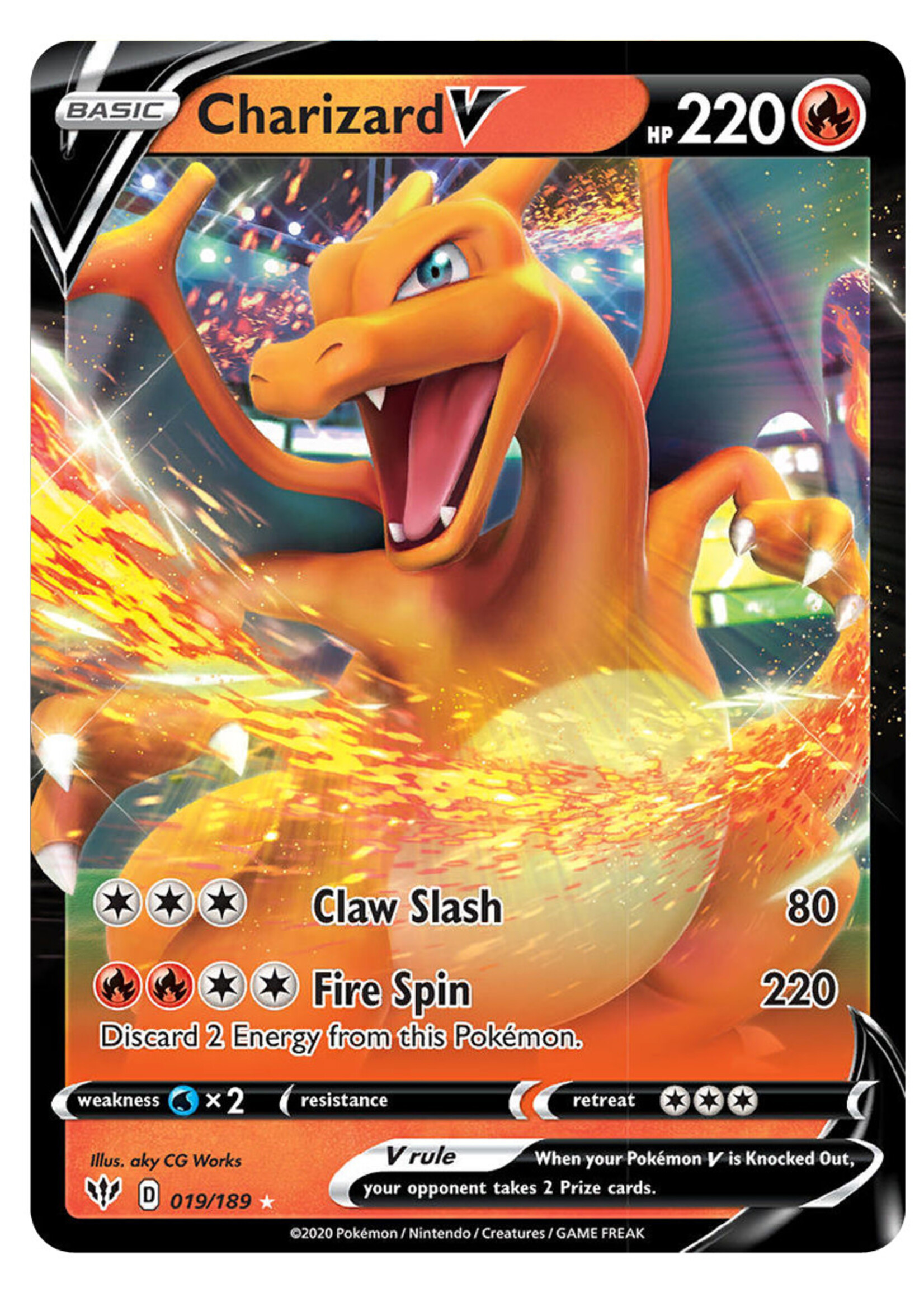Charizard V 19 (DAA): near mint