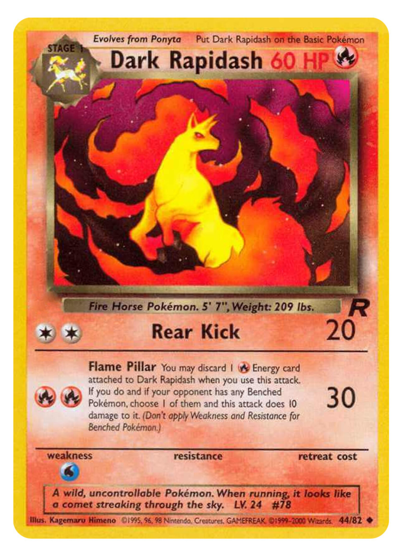 Dark Rapidash 44 (TR): excellent