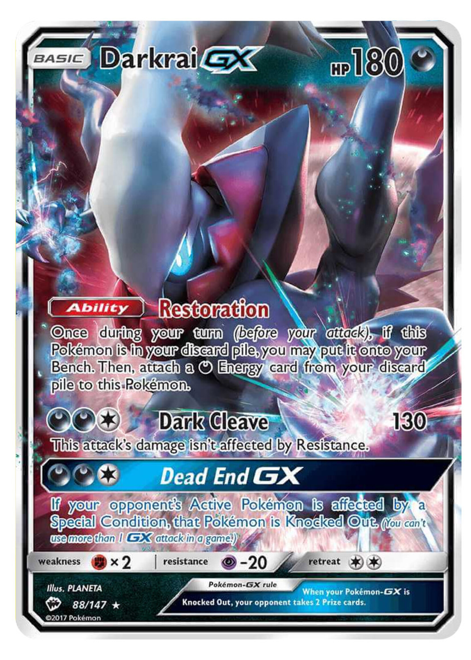 Darkrai GX 88 (BUS): excellent