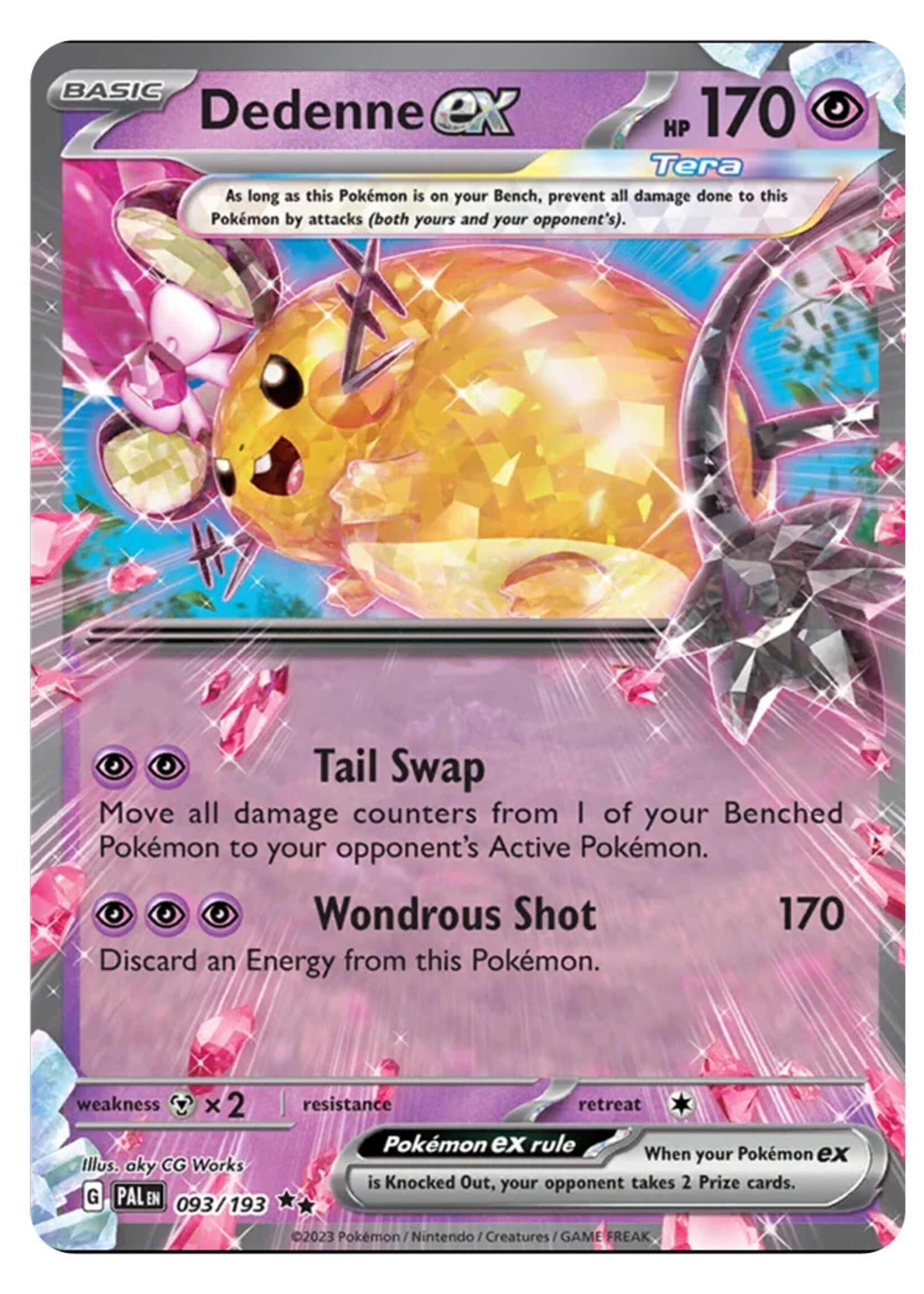 Dedenne Ex 93 (PAL): near mint