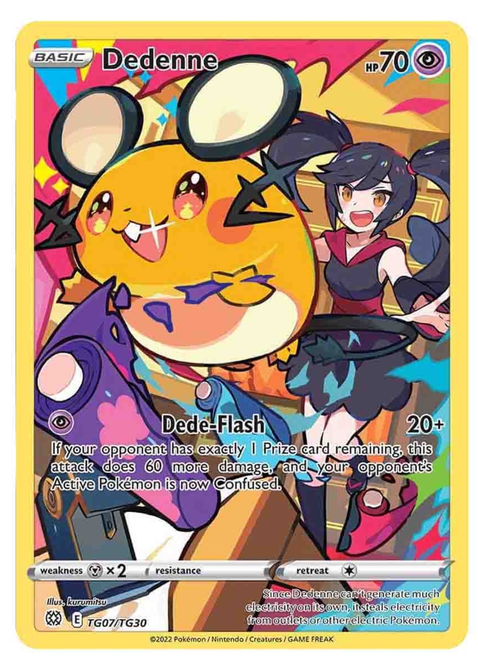 Dedenne TG07 (BRS): near mint
