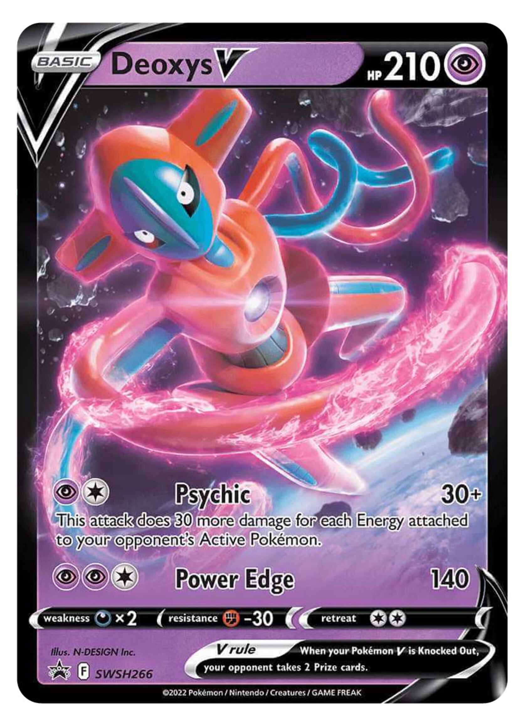 Deoxys V 266 (SWSH): excellent