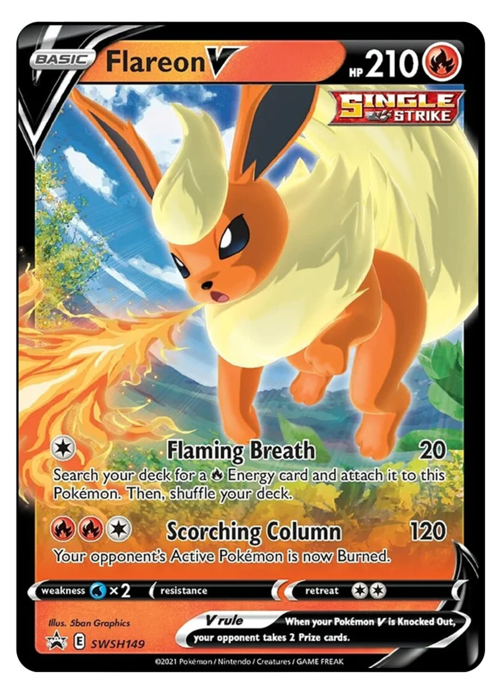 Flareon V 149 (SWSH): good