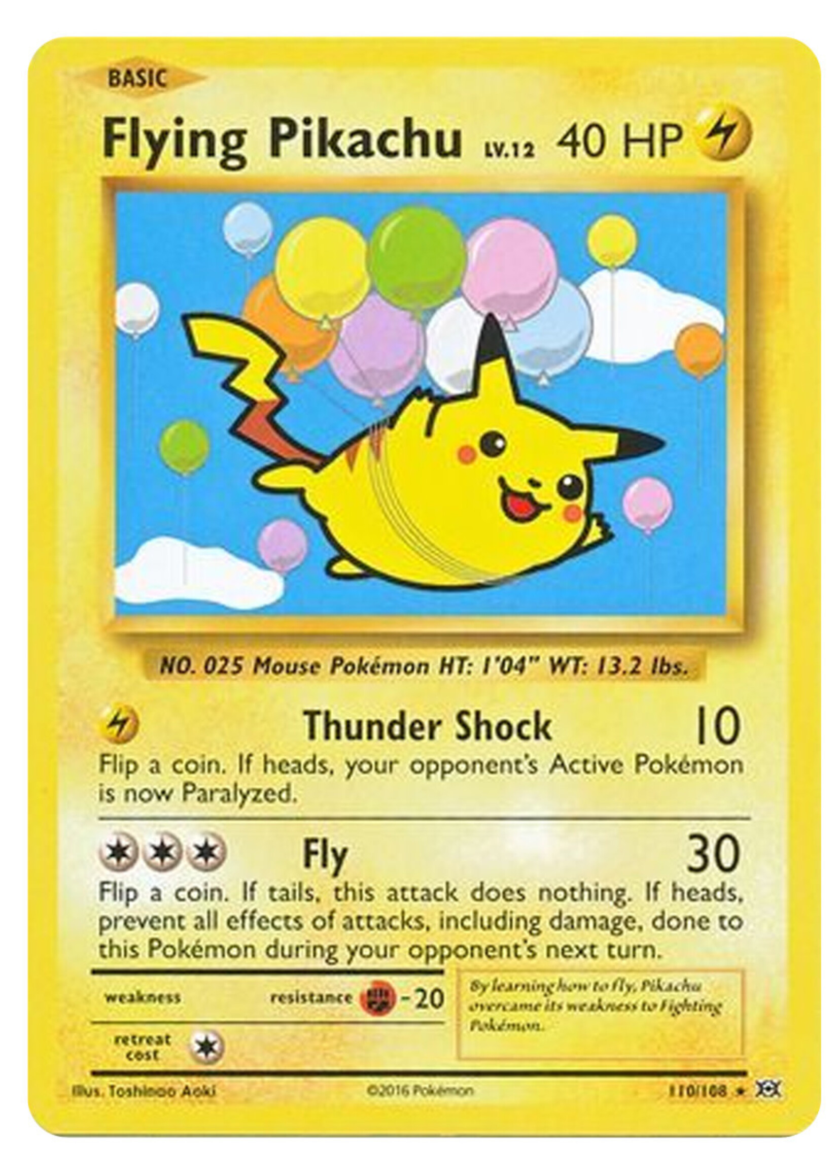 Flying Pikachu 110 (EVO): played