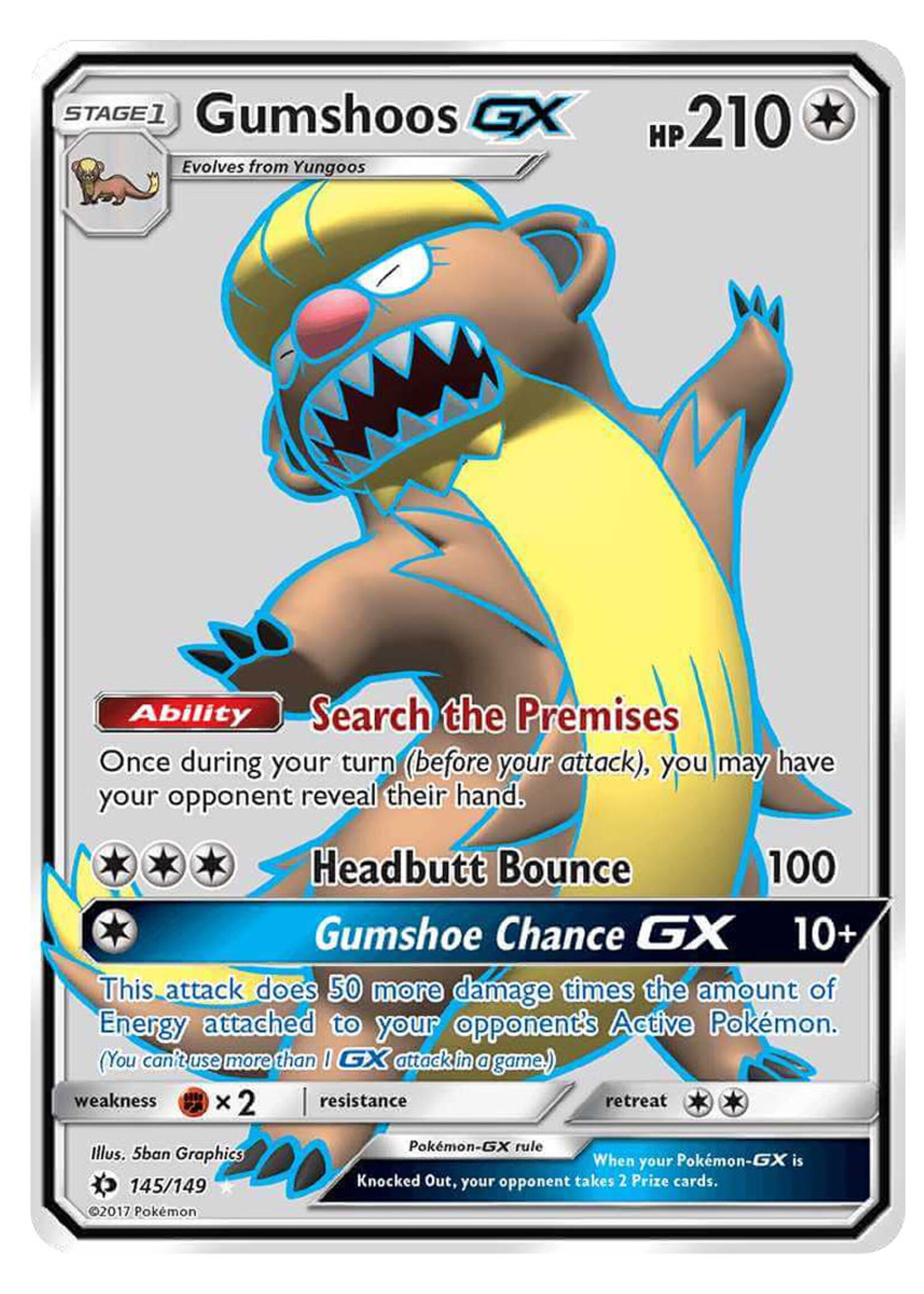 Gumshoos GX 145 (SUM): played