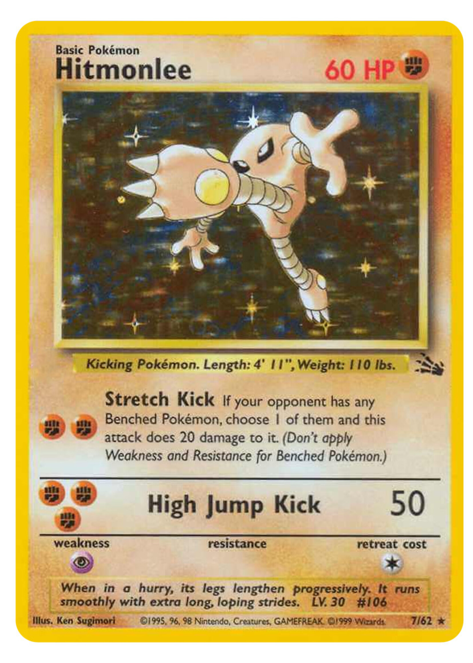 Hitmonlee 7 (FO): excellent/good+