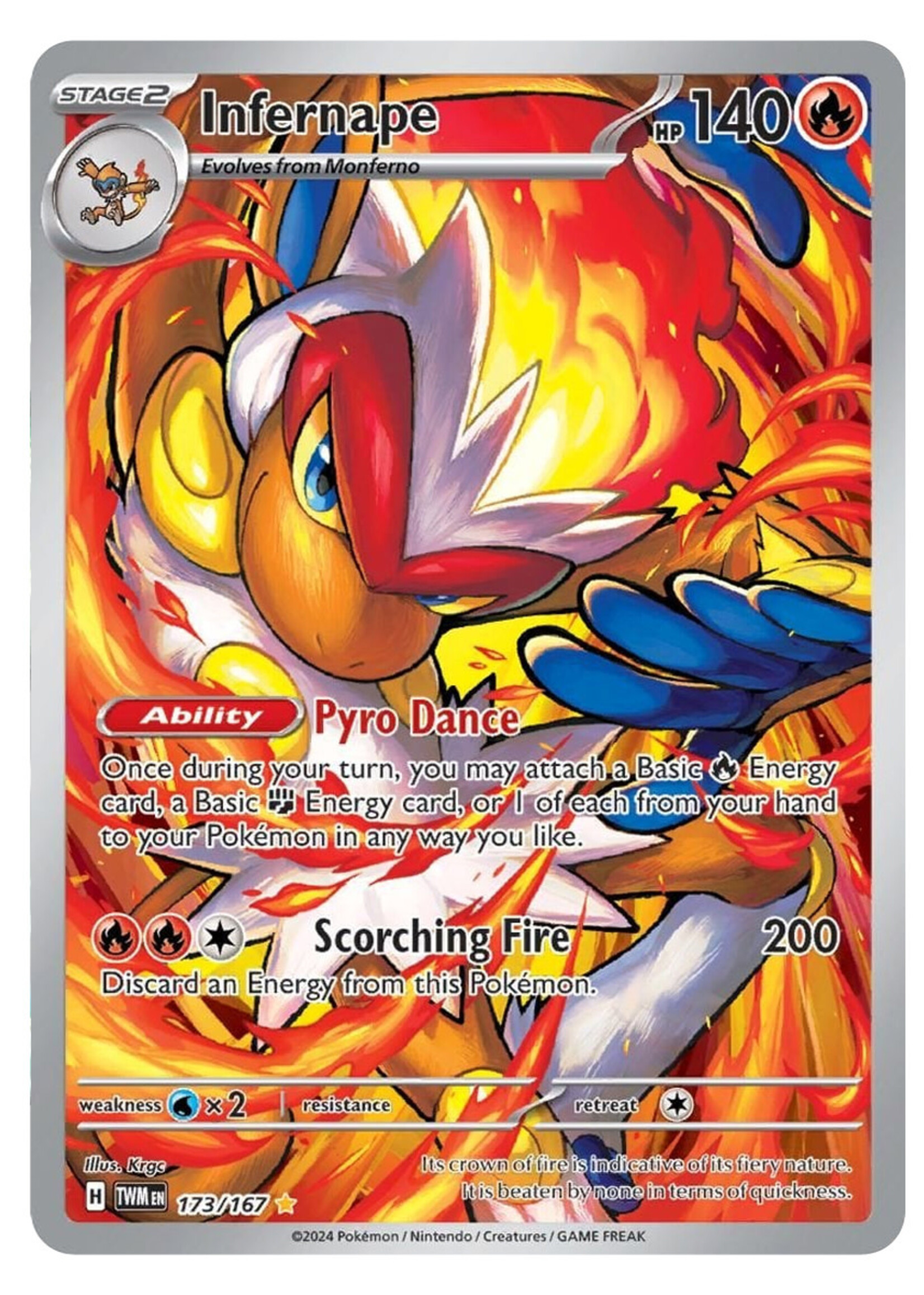 Infernape 173 (TWM) Duits: excellent