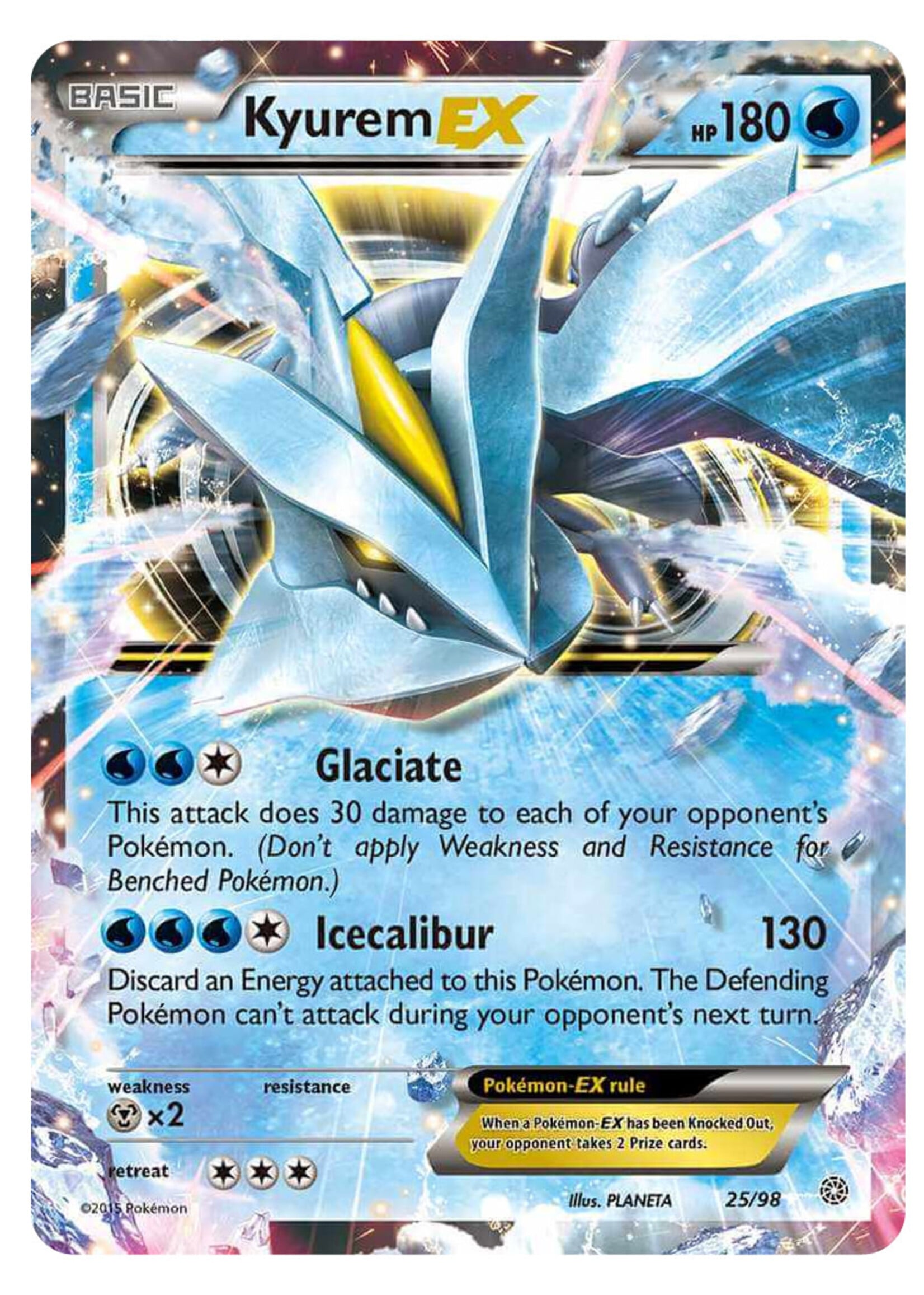 Kyurem EX 25 (AOR): near mint