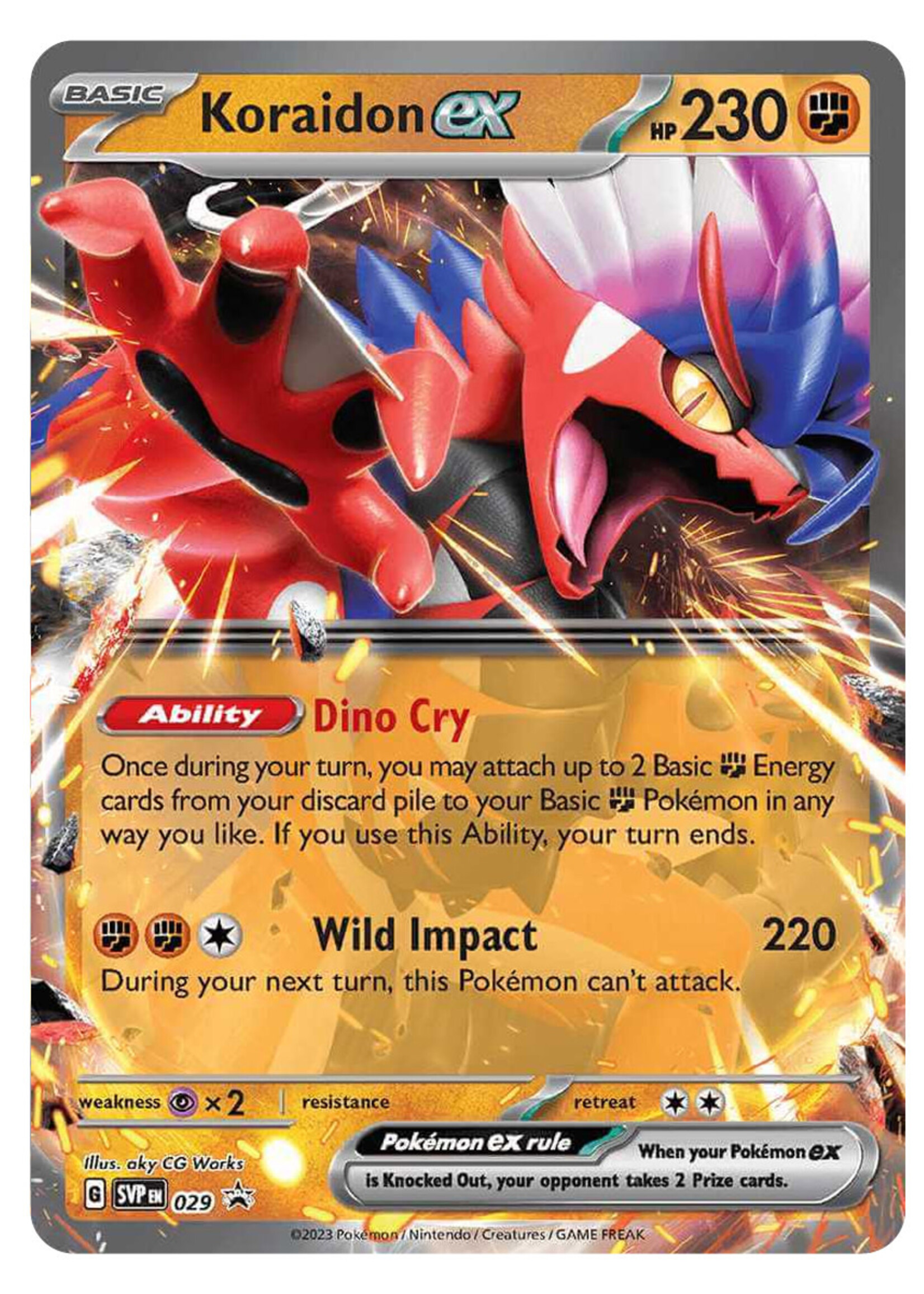 Koraidon Ex 29 (SVP): good