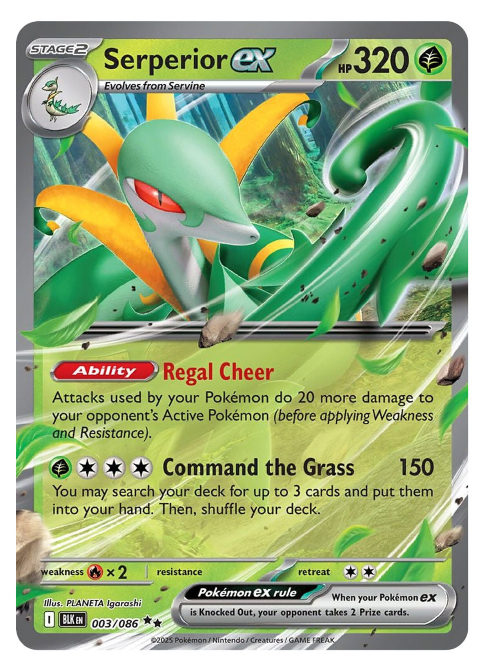 Serperior Ex 3 (BLK): near mint