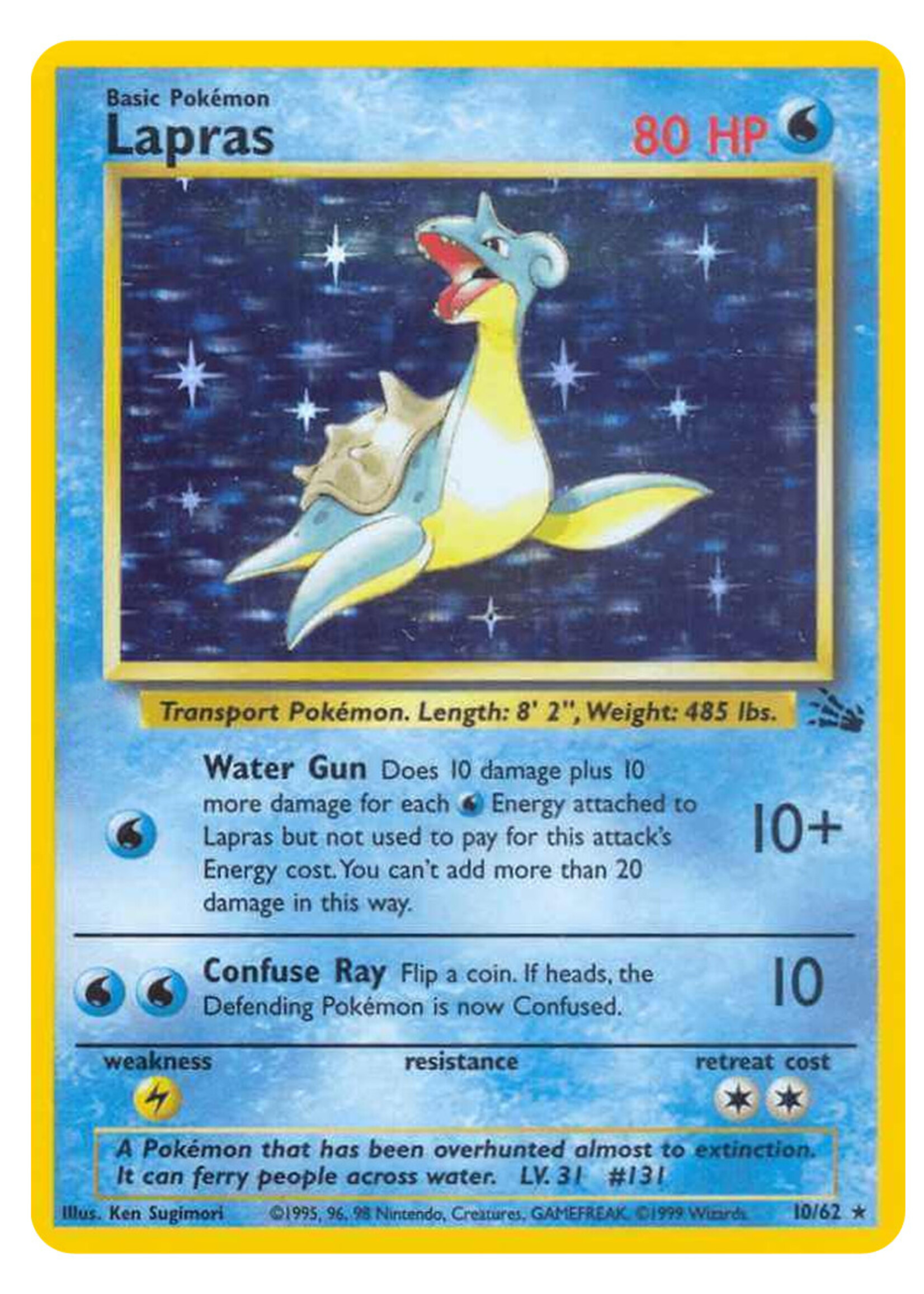 Lapras 10 (FO): excellent