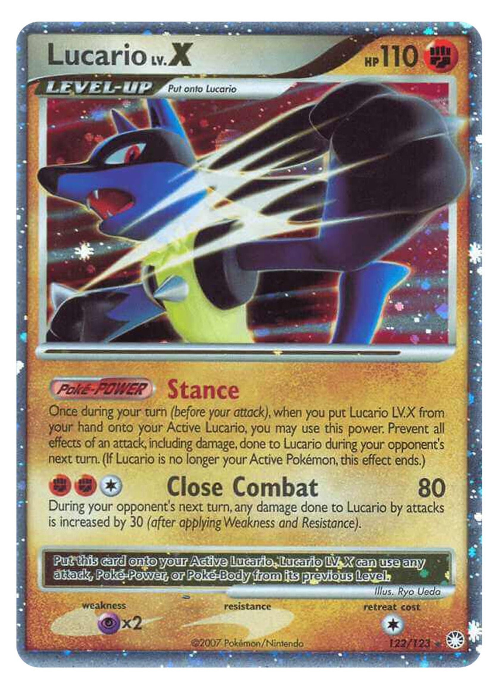 Lucario Lv.X 122 (MT): light played