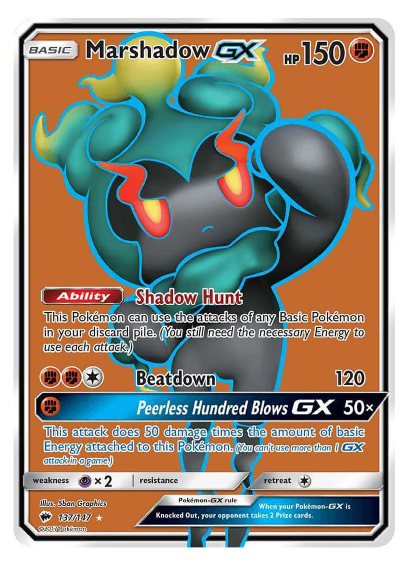 Marshadow GX 137 (BUS): light played