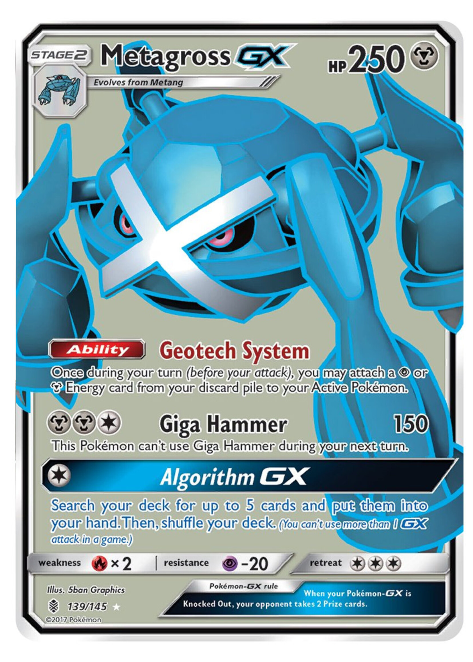 Metagross GX 139 (GRI): excellent