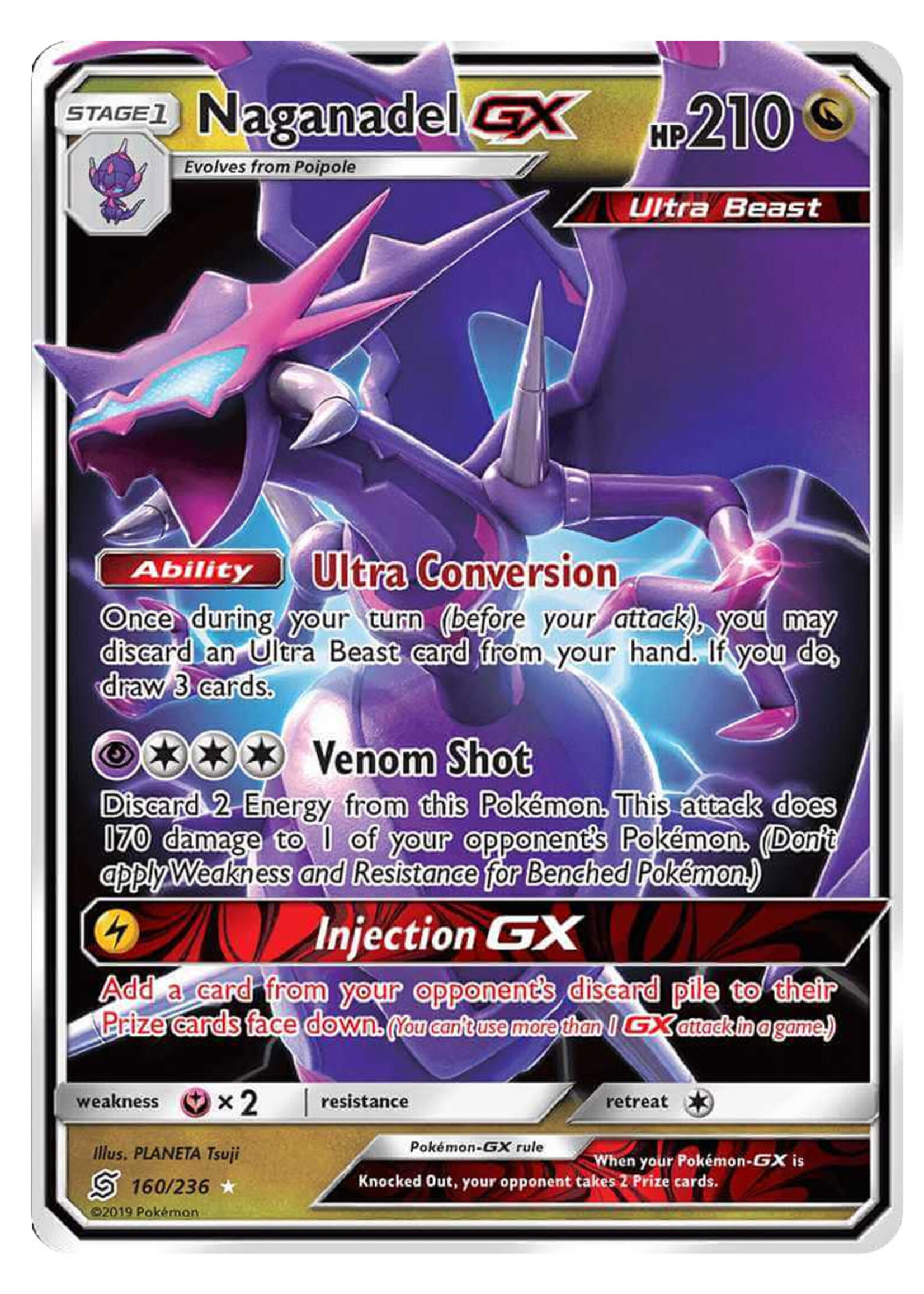 Naganadel GX 160 (UNM): excellent