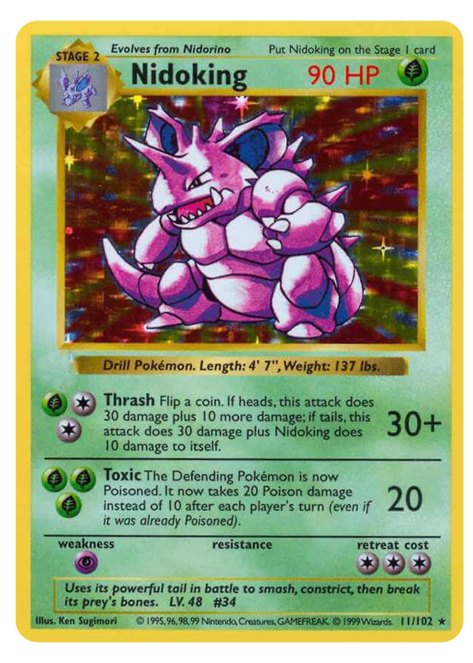 Nidoking 11 (BS): light played