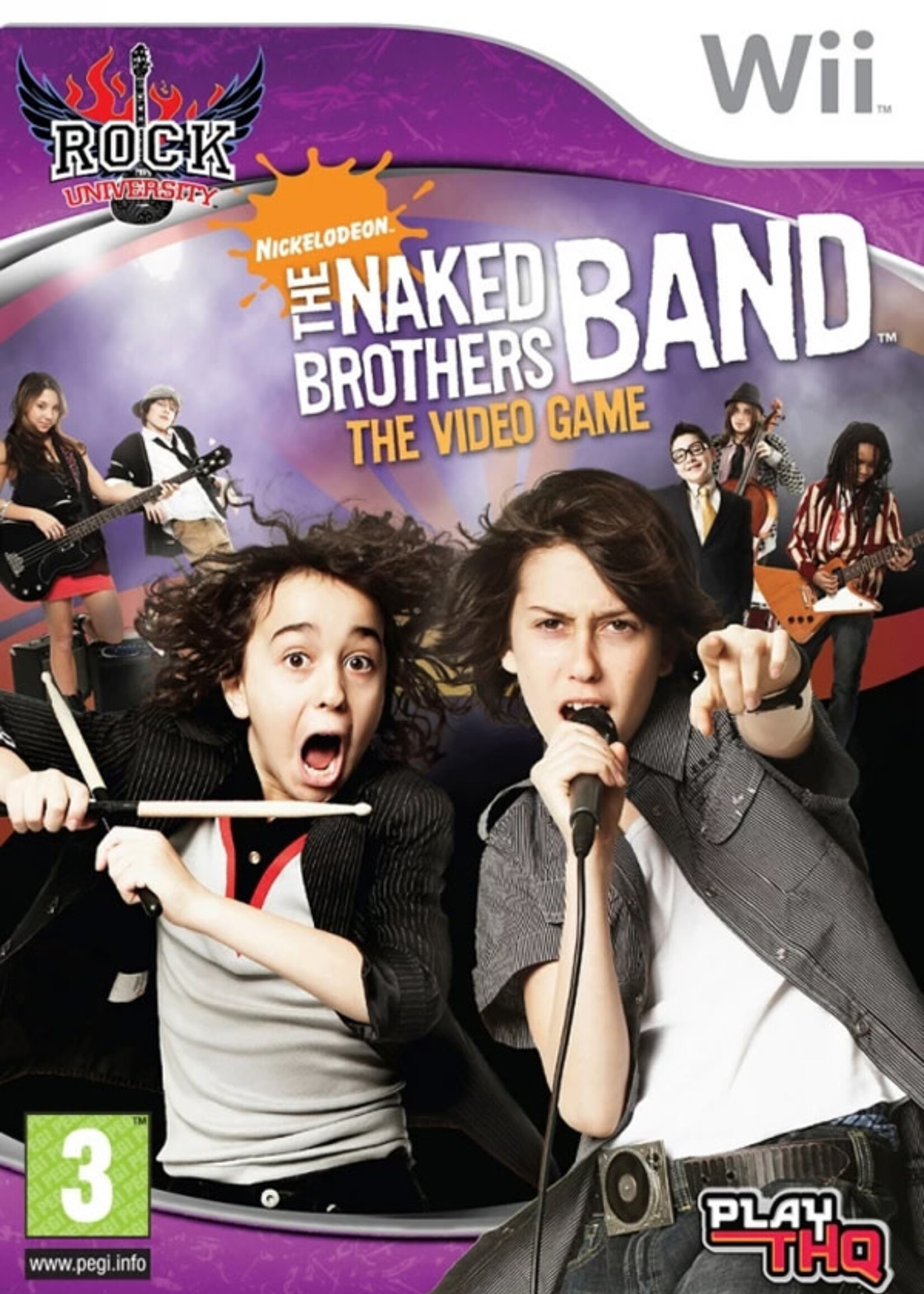 Nickelodeon The Naked Brothers Band Wii