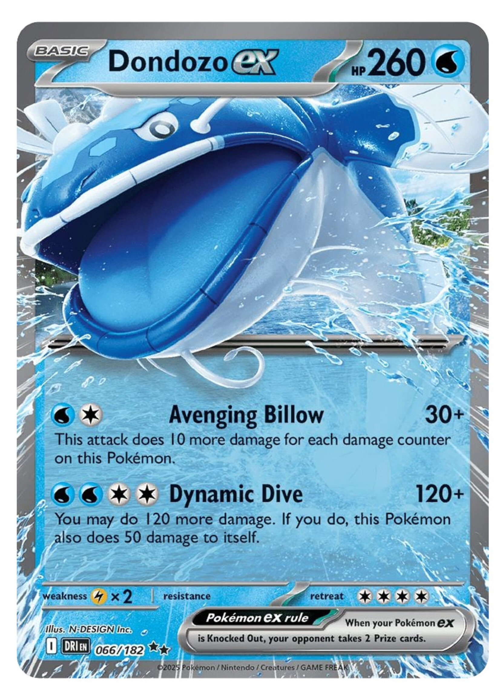 Dondozo Ex 66 (DRI): near mint