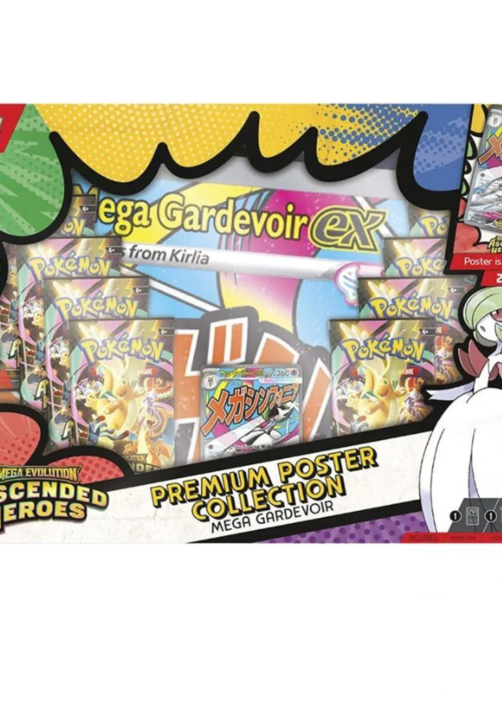 Pokemon Ascended Heroes Premium Poster Collection Mega Gardevoir