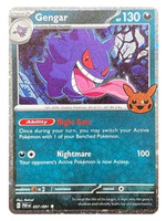 Gengar 57 (PAF) Trick or Trade Stamp: near mint