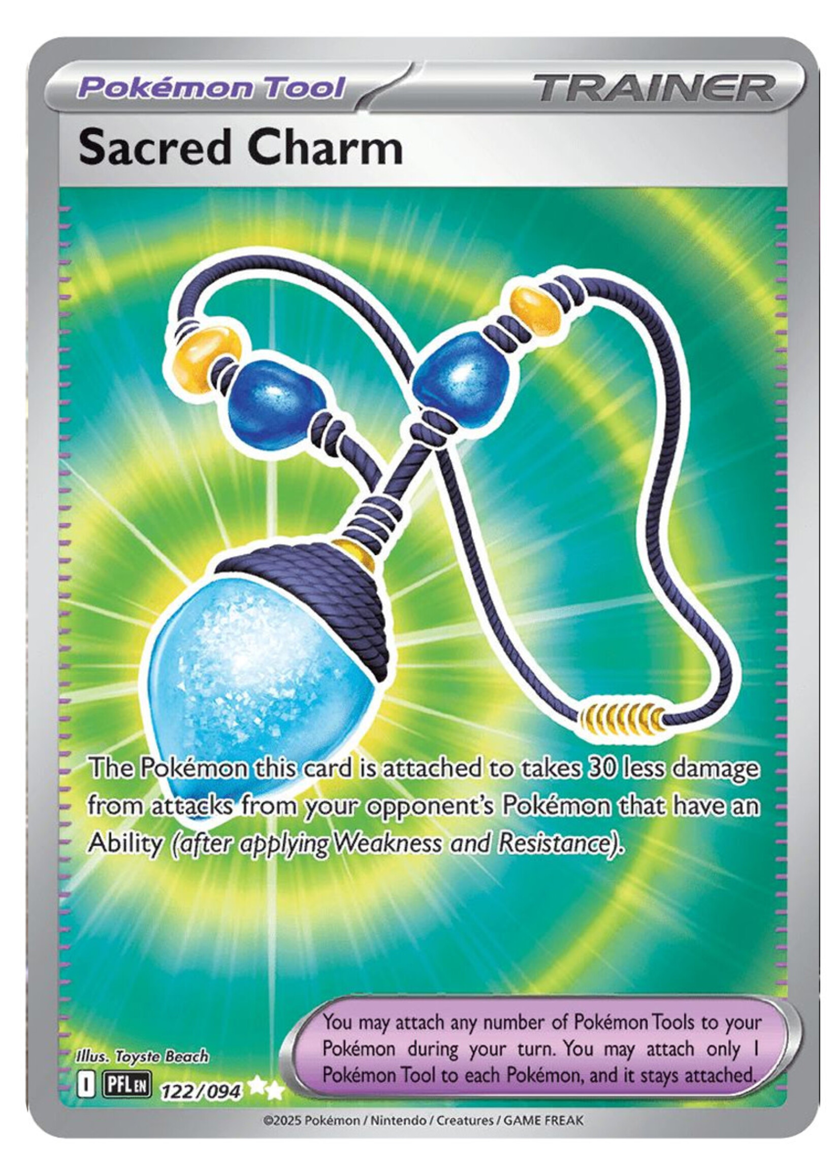 Sacred Charm 122 (PFL): near mint