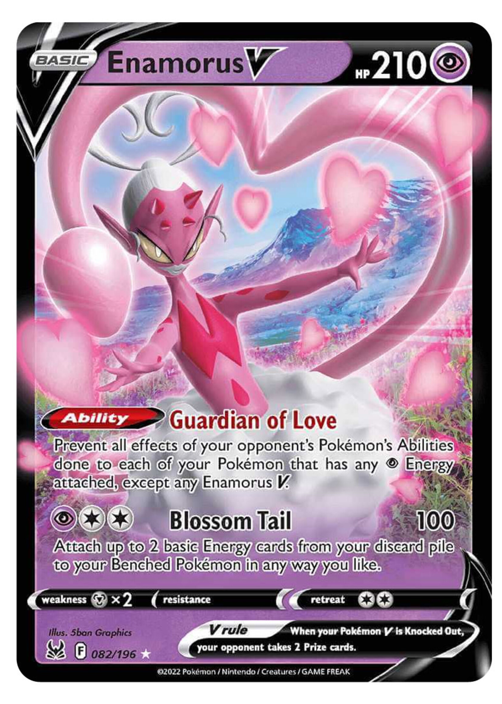 Enamorus V 82 (LOR): near mint