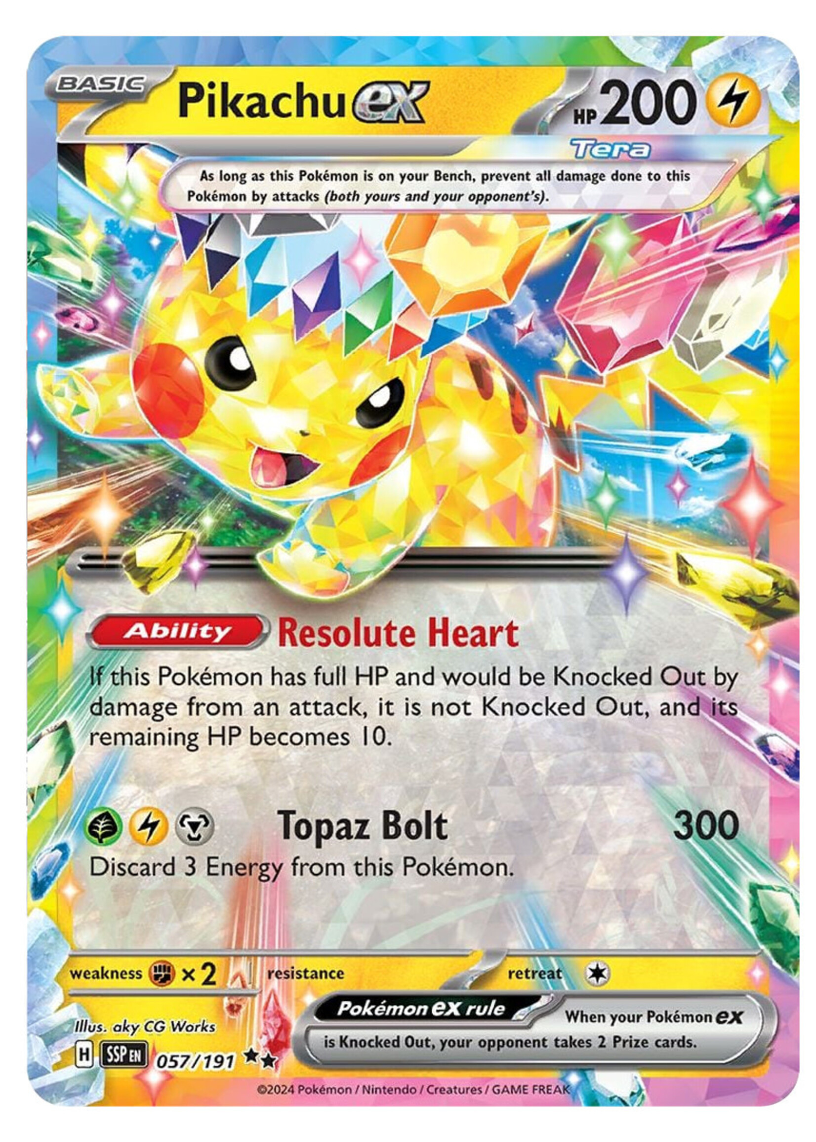 Pikachu Ex 57 (SSP): near mint