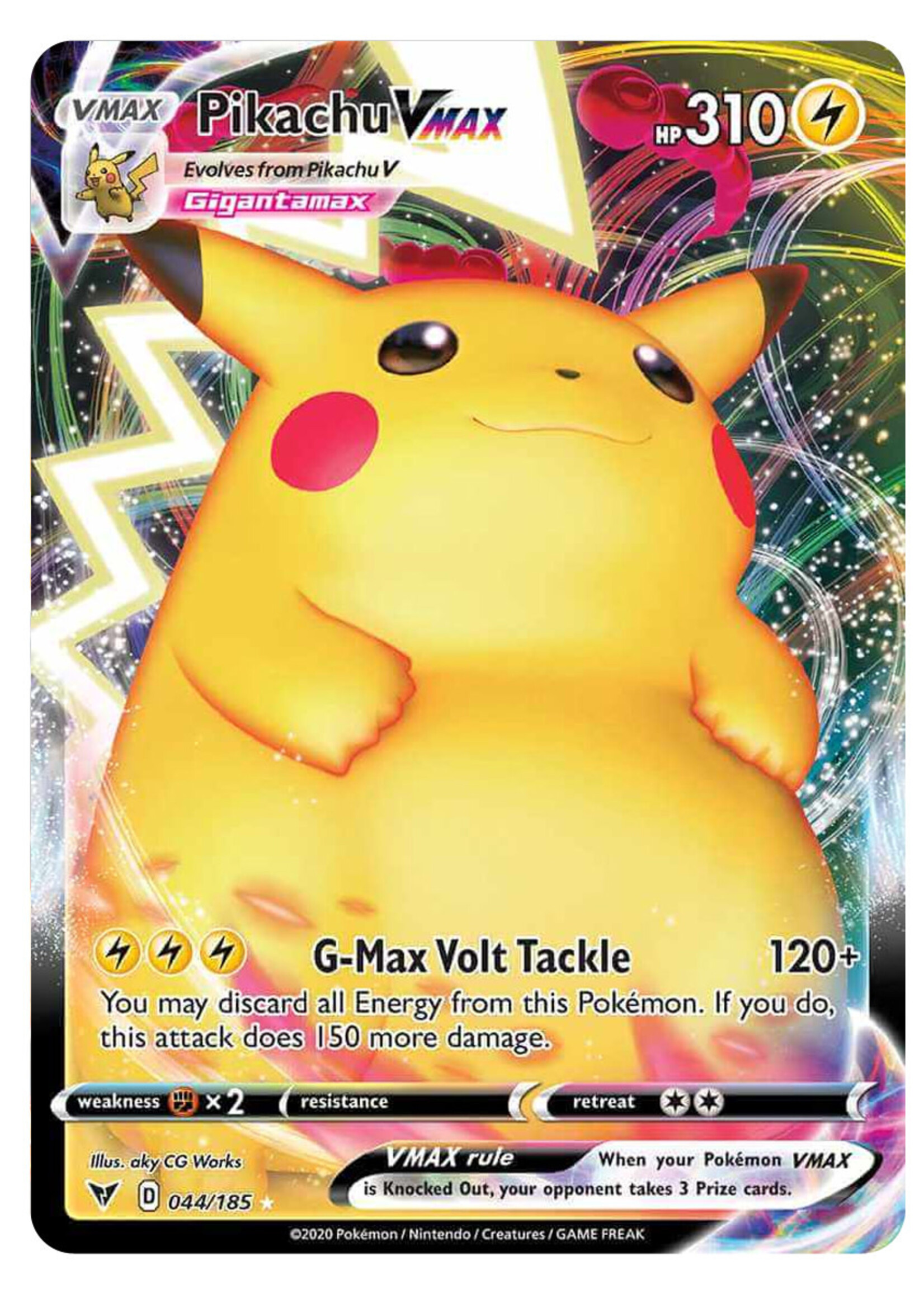 Pikachu Vmax 44 (VIV): excellent
